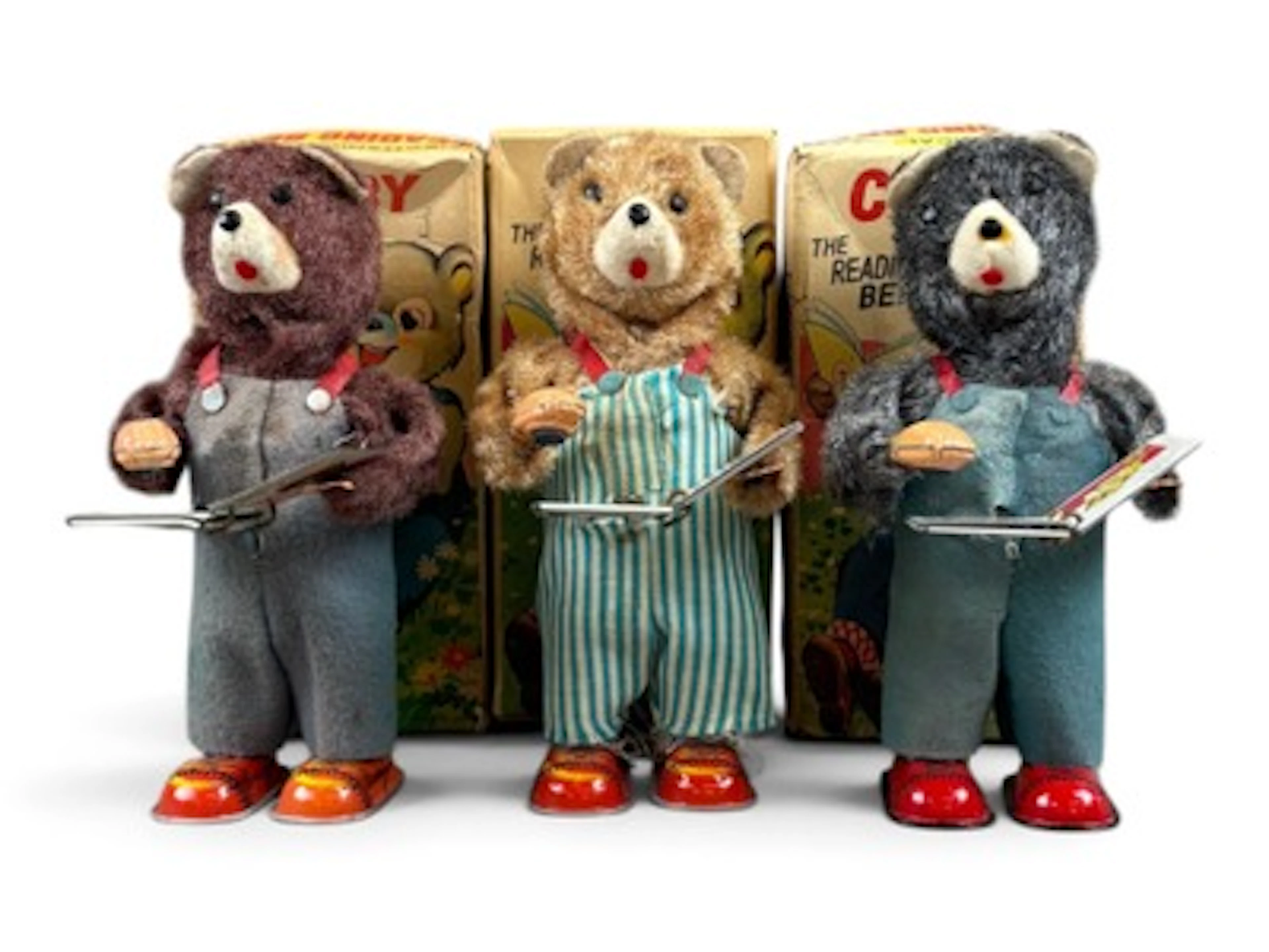 3 Boxed Variations Cubby the Reading Bear
