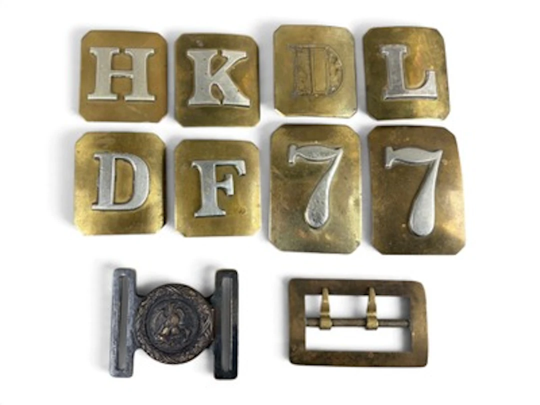 Indian Wars Militia Belt Plates