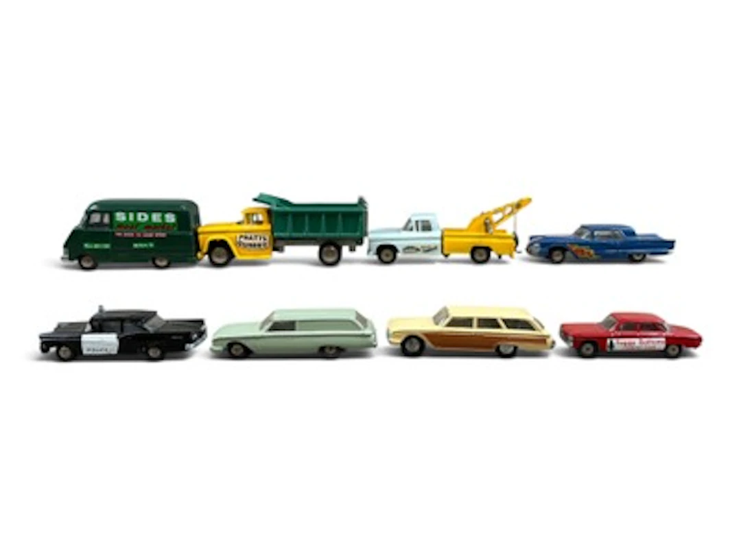 8 Assorted Hubley Real Toy Vehicles
