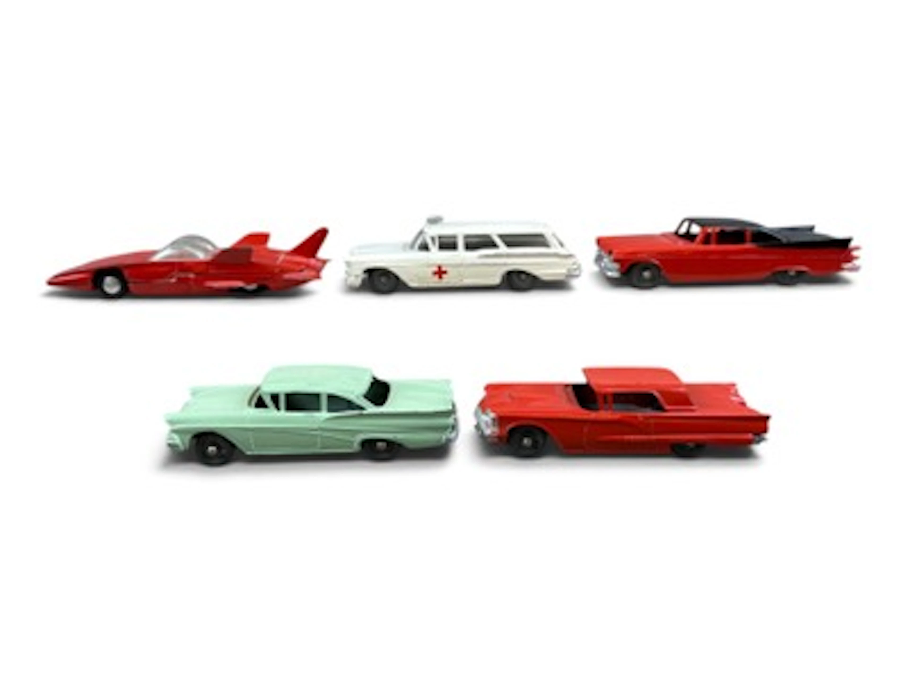 5 Scarce Hubley Real Toy Canadian Vehicles