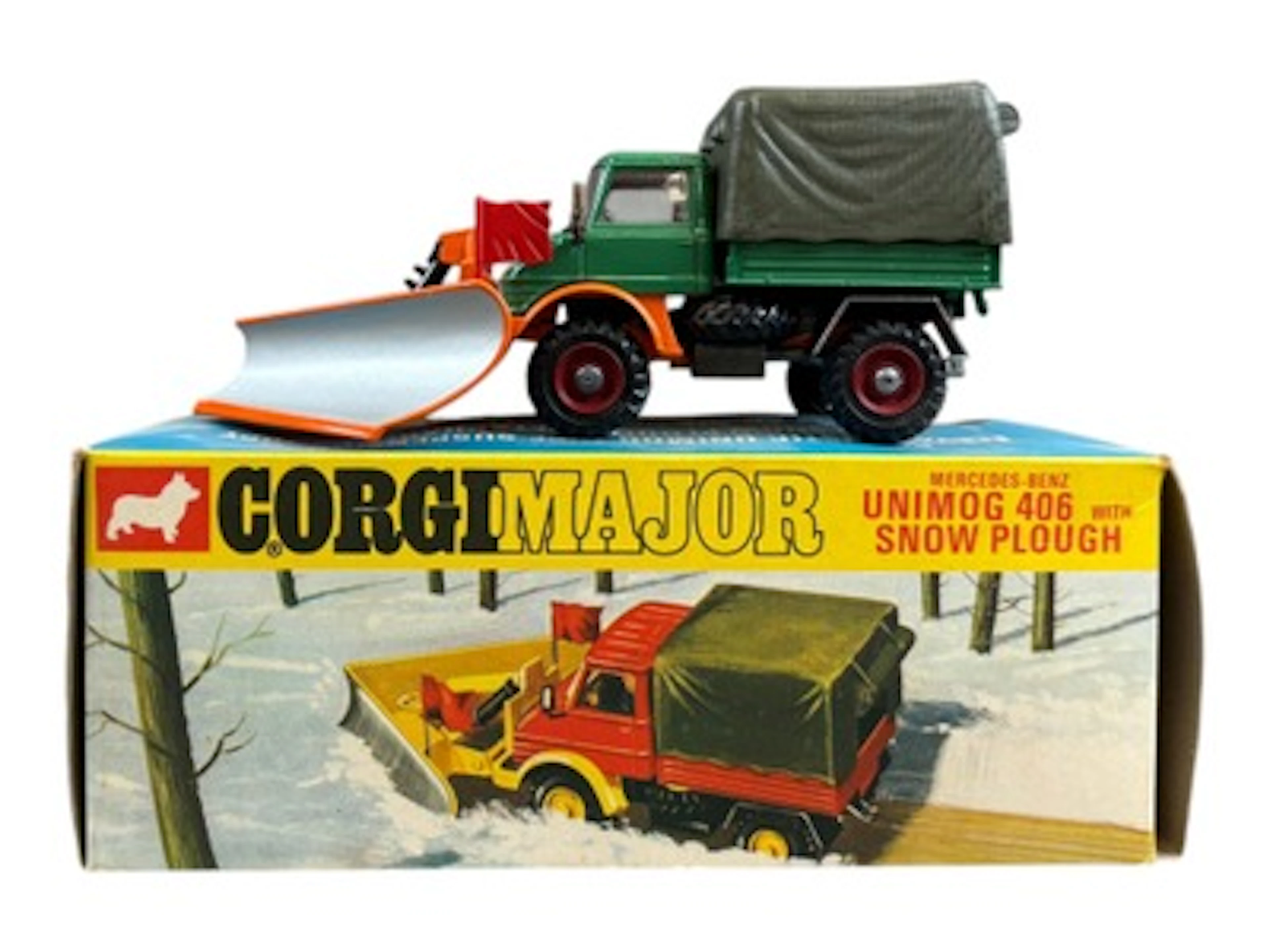 Corgi Major 1150 Mercedes Benz Unimog Snow Plough