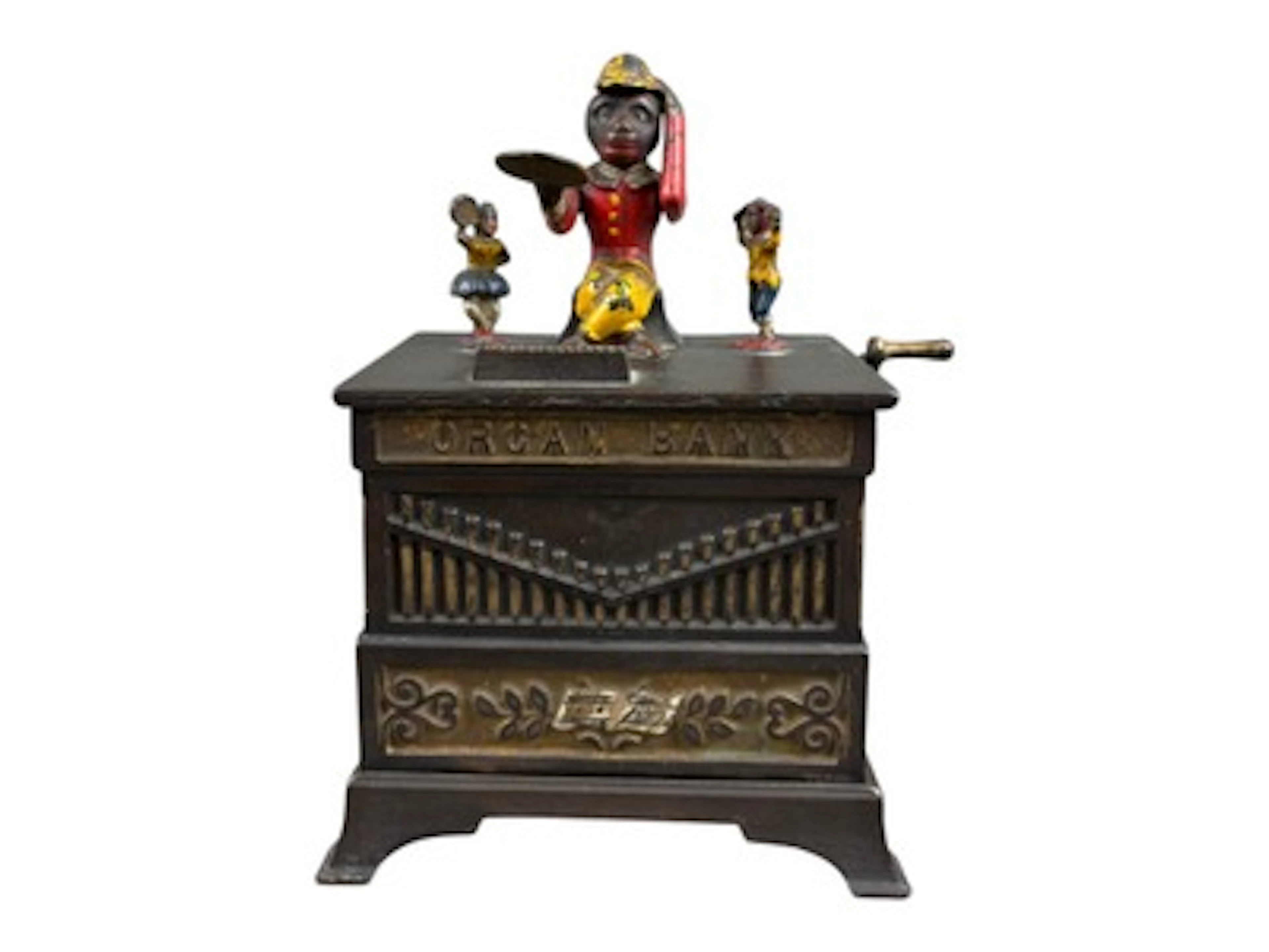 Kyser & Rex Mechanical Organ Bank w/Boy & Girl