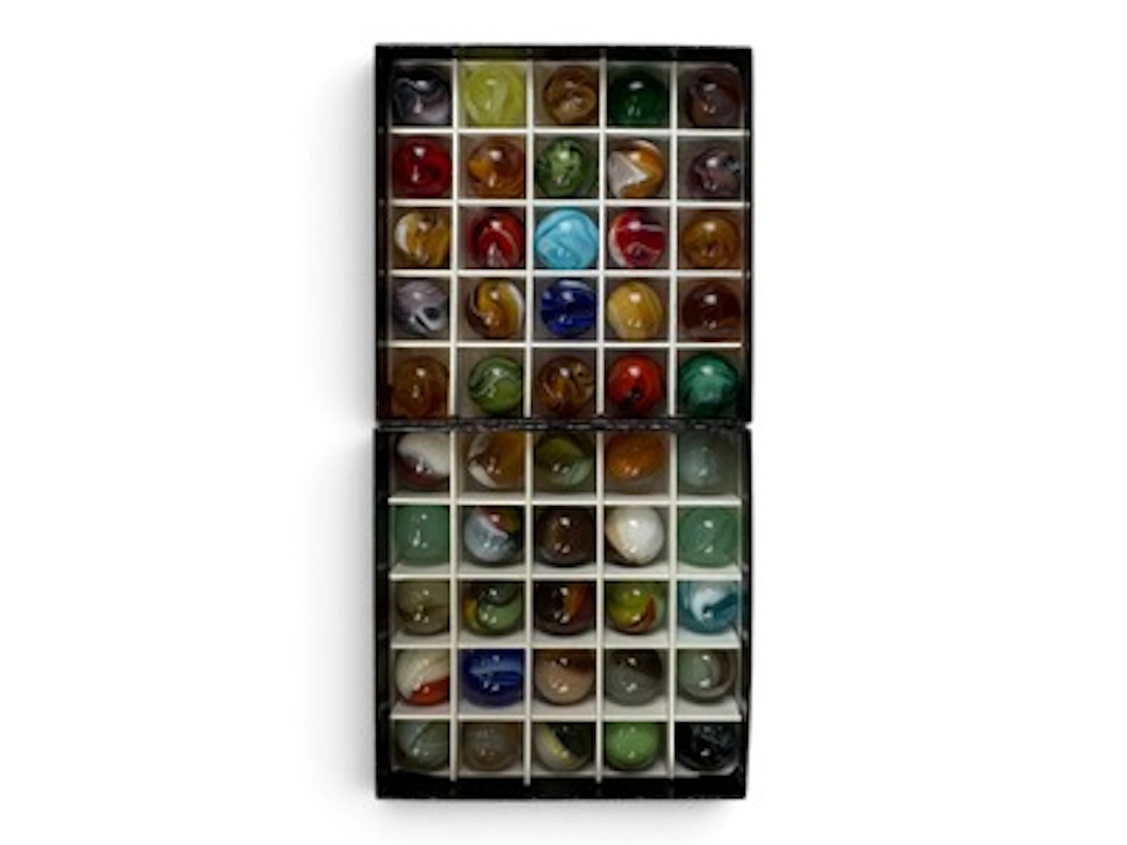 50 Assorted Vintage Marbles