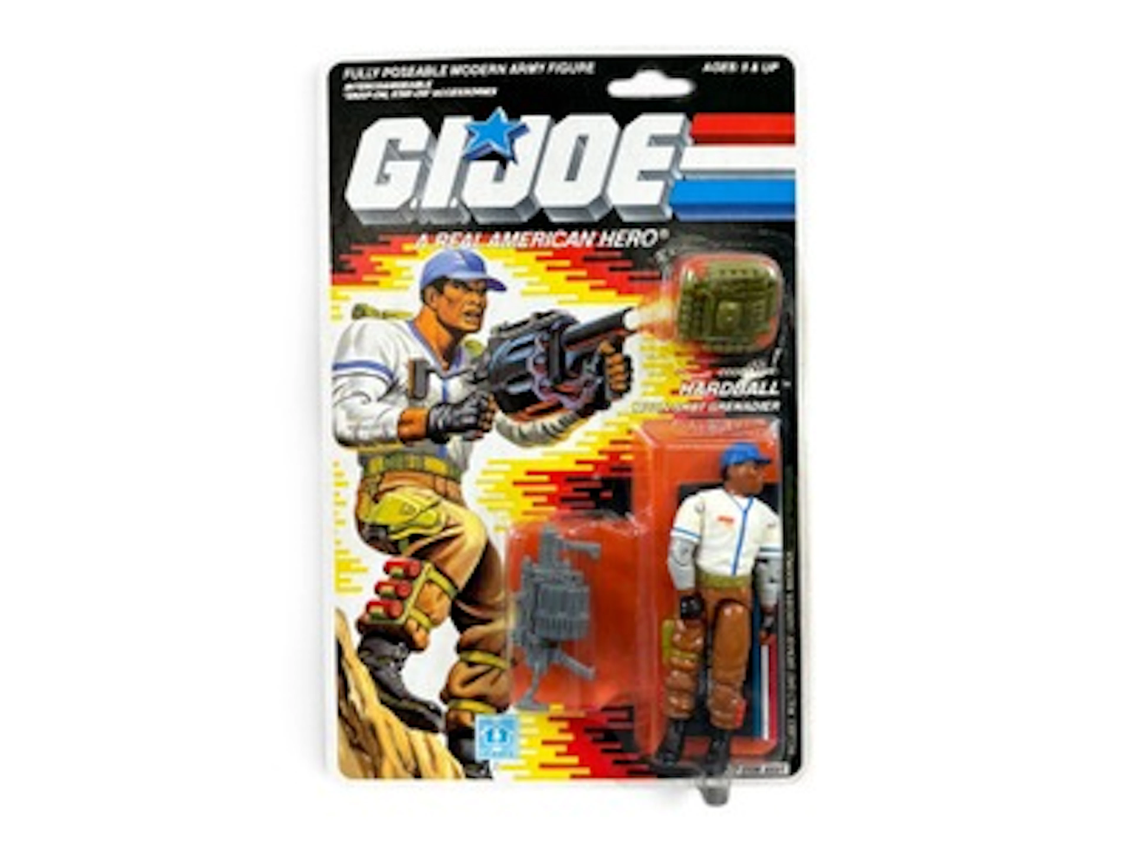1988 MOC GI Joe Hardball Figure, 32 Back