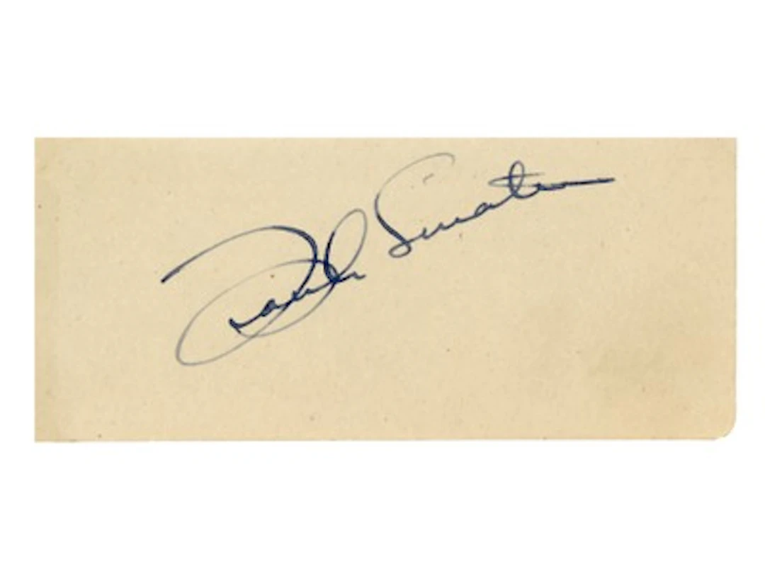 Frank Sinatra Signed Album Page - Grad