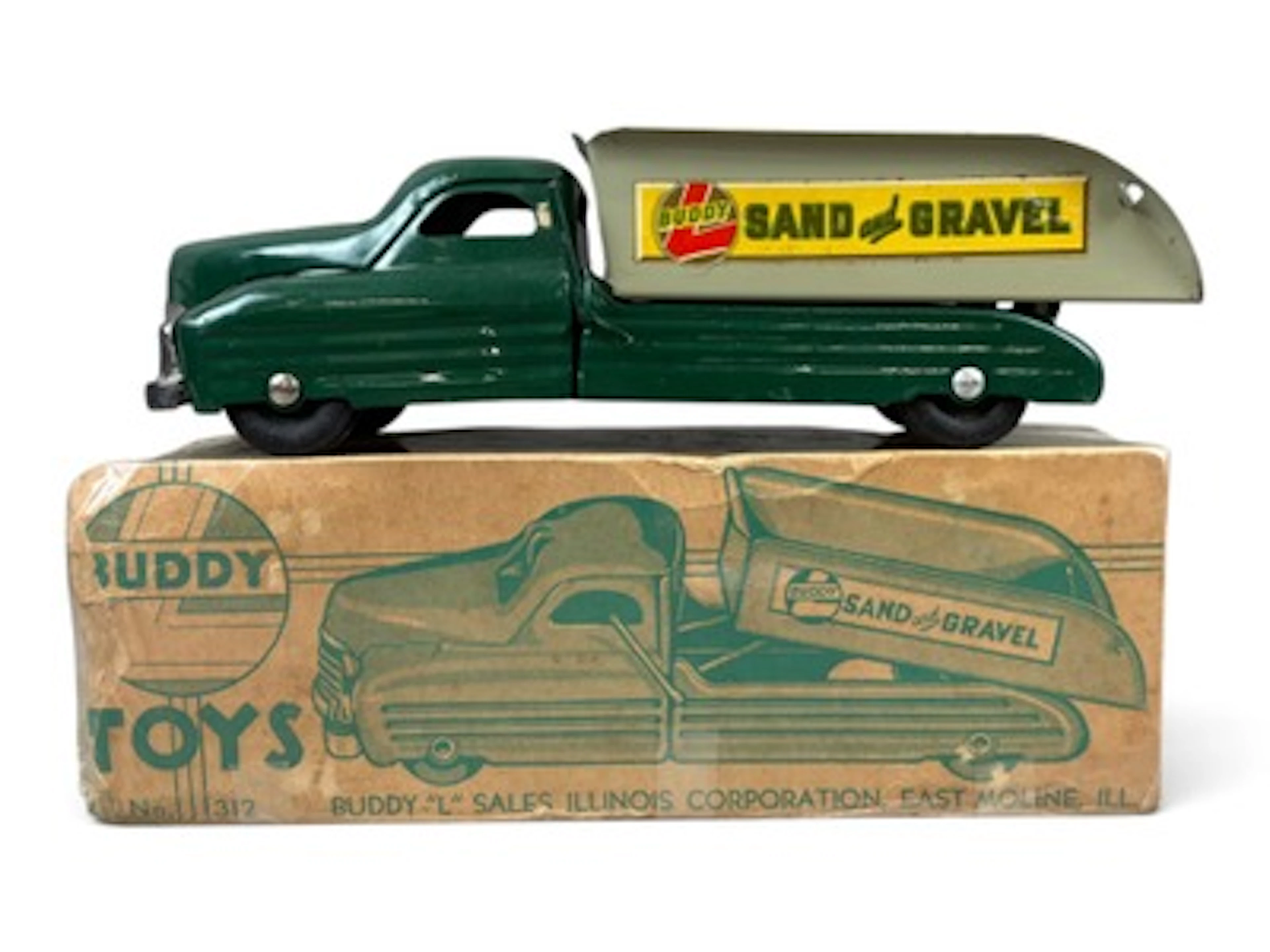 Buddy L Sand & Gravel Truck #312 with Original Box
