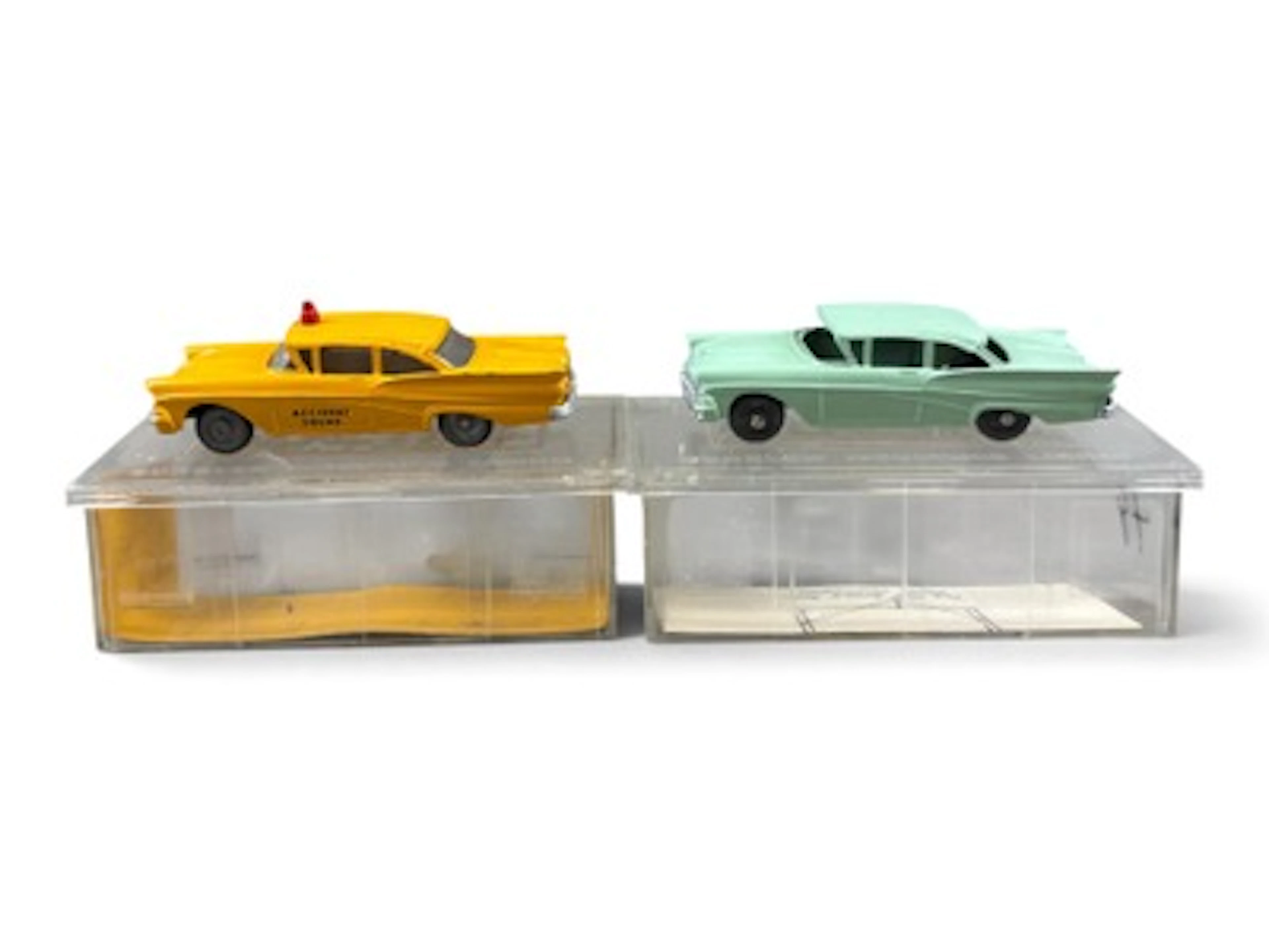 2 Scarce Boxed Hubley Real Toy Canadian Vehicles