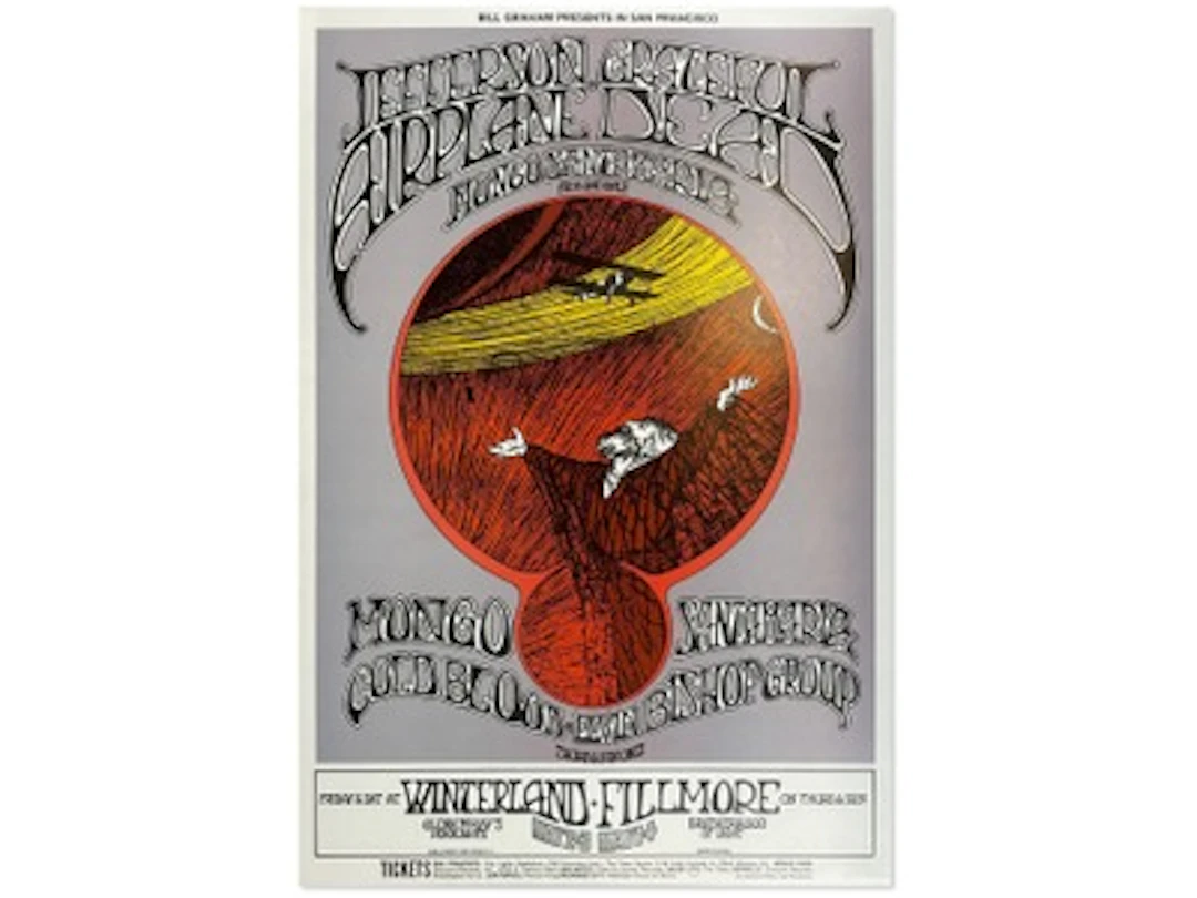 1969 Jefferson Airplane BG-171 Concert Poster