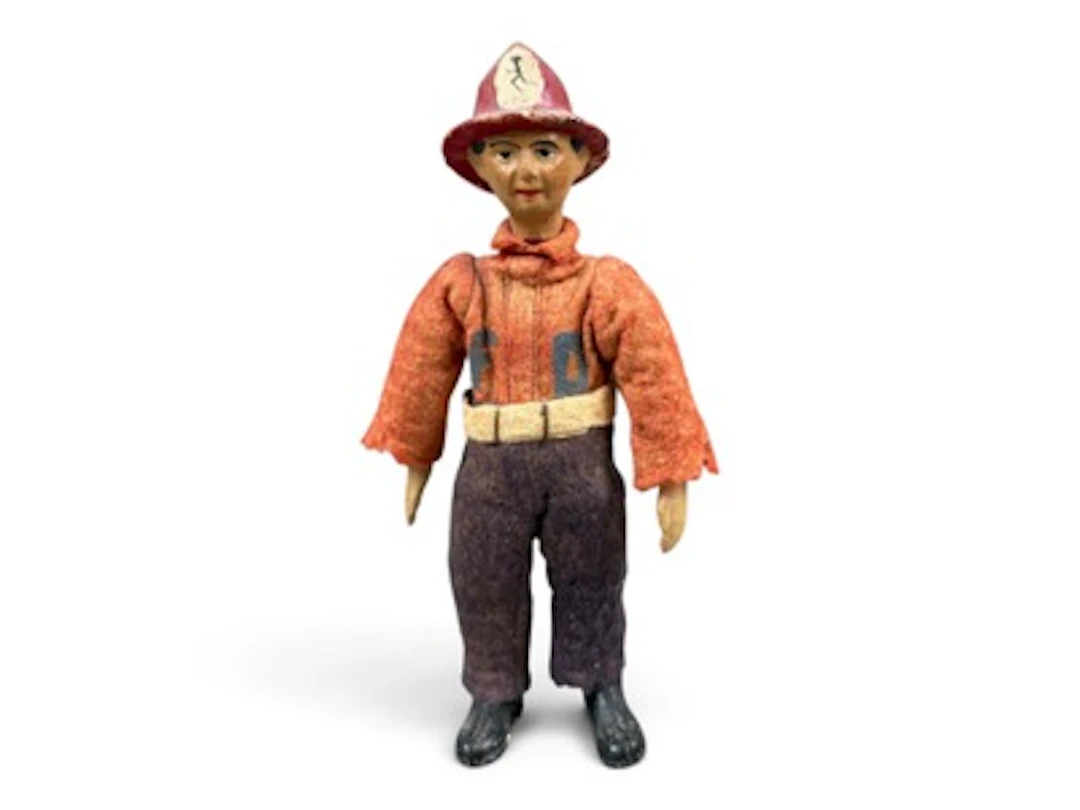 Rare Bucherer Saba Fireman Doll Figure