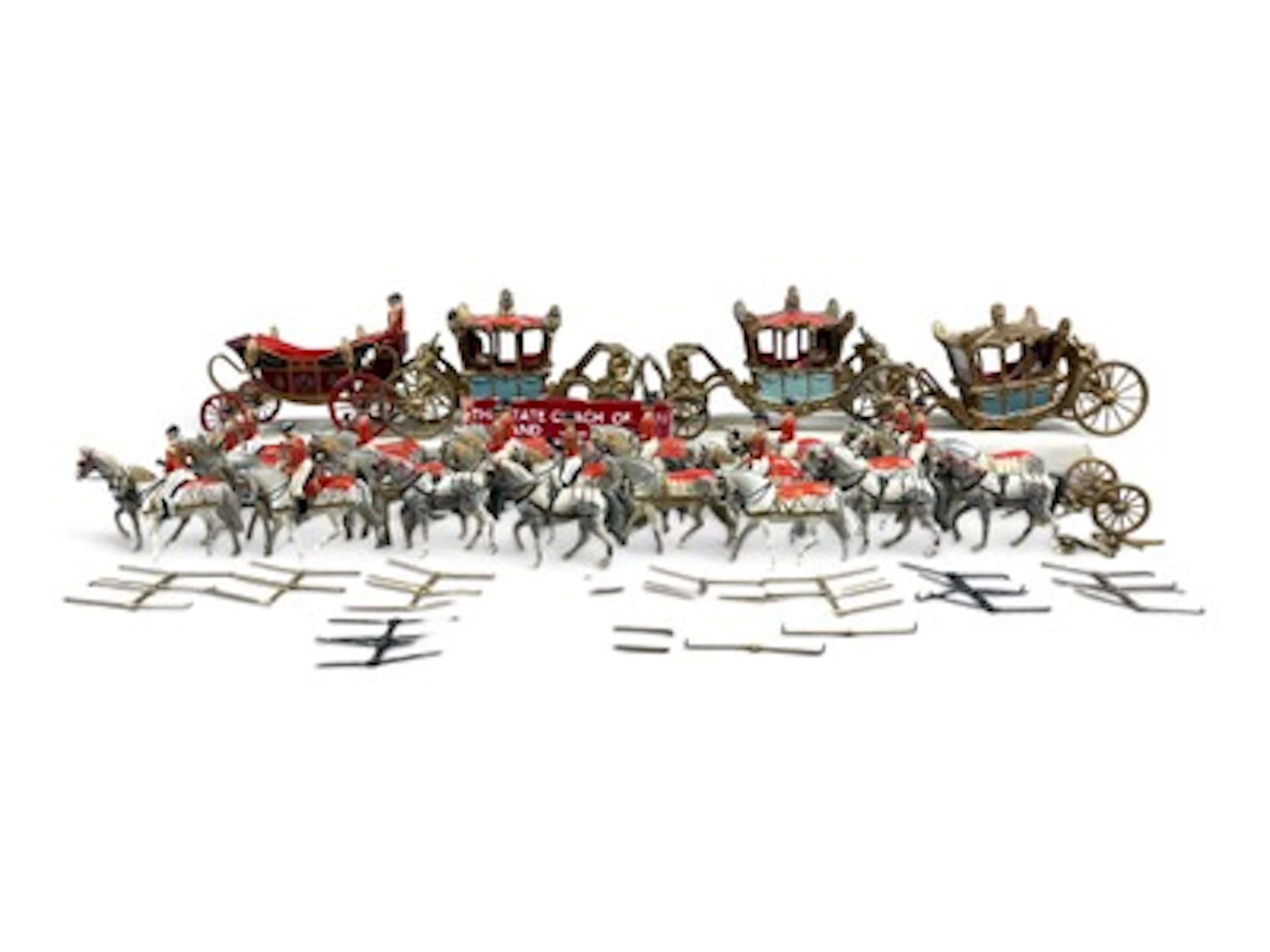 Britains 1470 State Coach Parts, Plus
