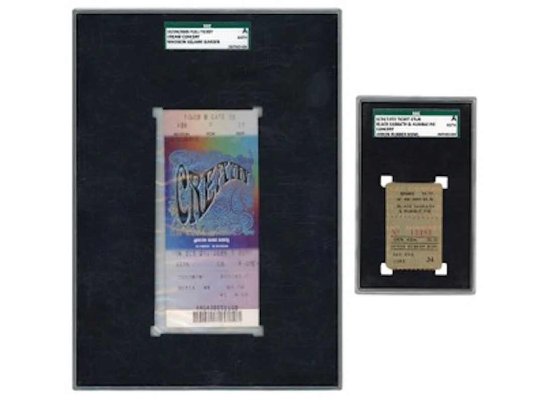 (2) Cream & Black Sabbath Concert Tickets
