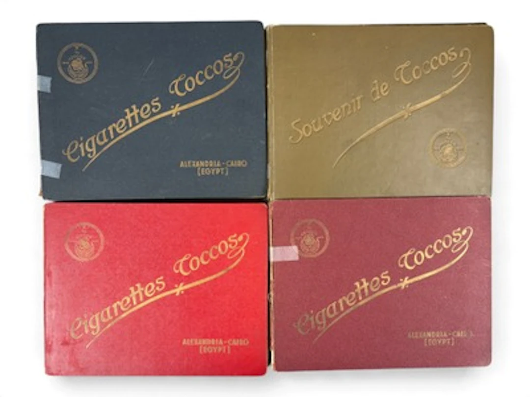 (4) Toccos Egyptian Cigarette Card Albums