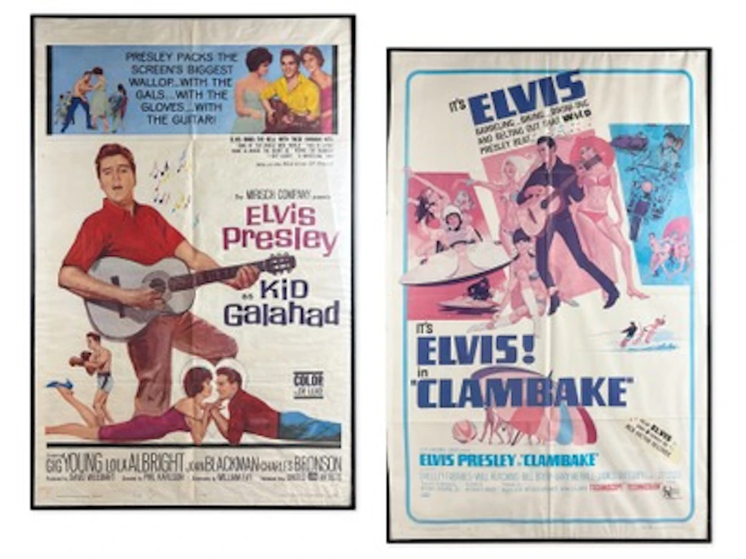 (2) Elvis Presley One Sheet Movie Posters