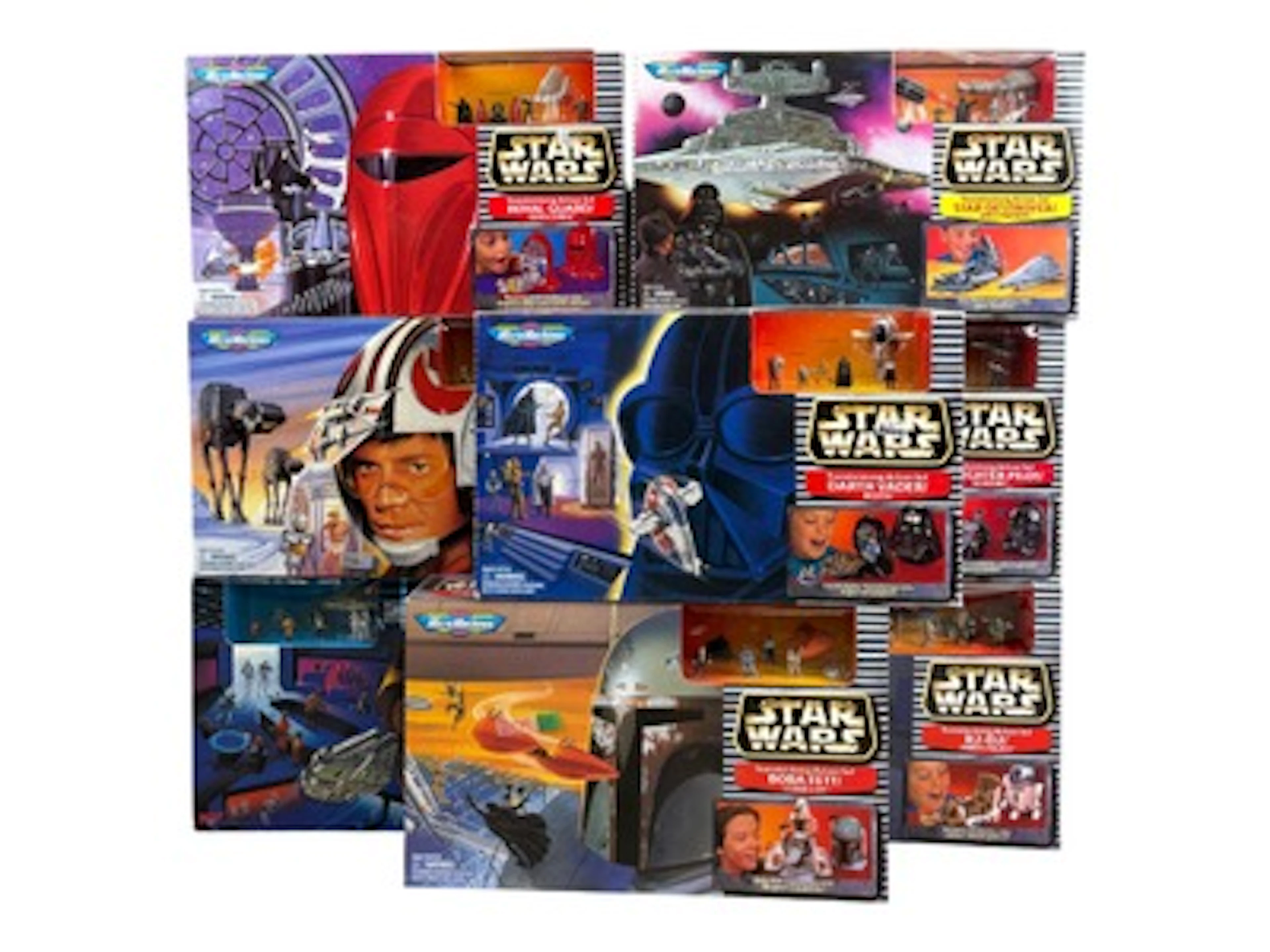 (8) NIB, Star Wars Micro Machines Playset, Galoob