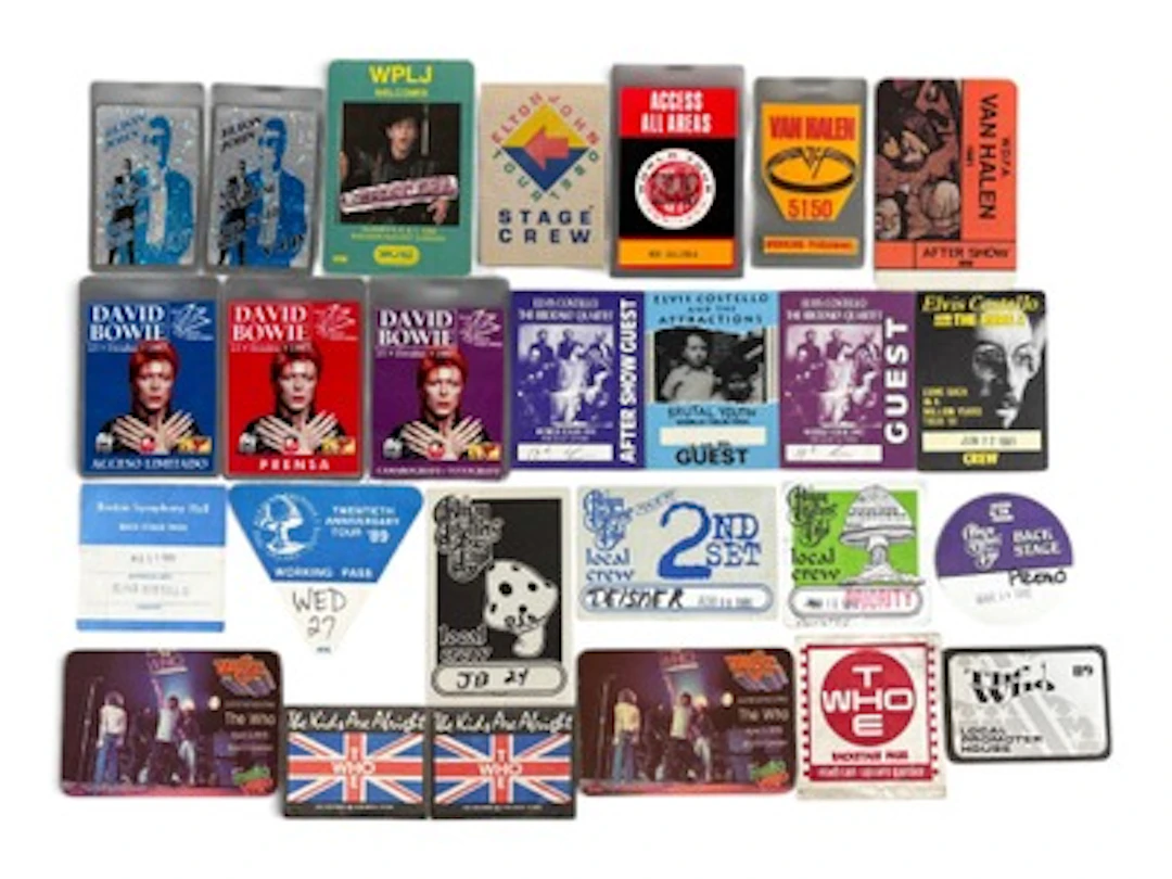 Rock Concert Backstage Pass Collection