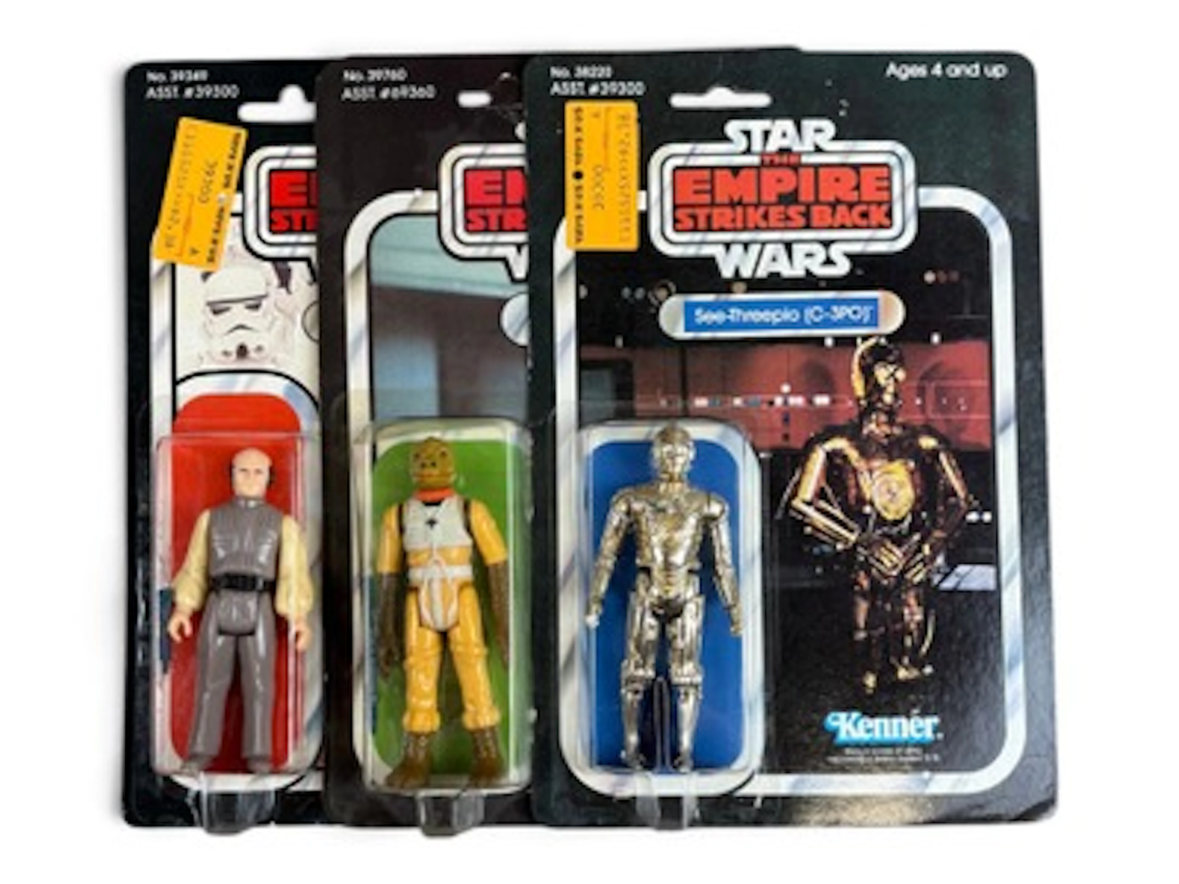 (3) MOC 1980 Star Wars ESB Action Figures 41 Back
