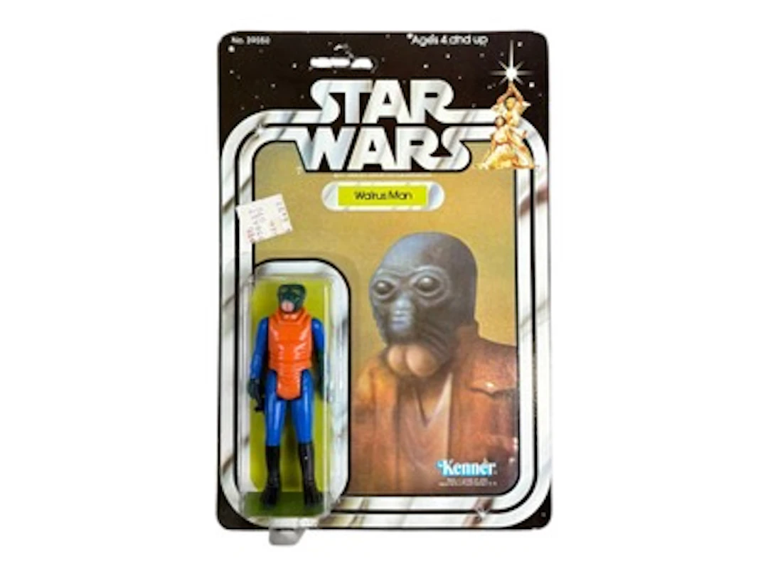 MOC 1979 Star Wars Walrus Man, 21 Back-B, Kenner