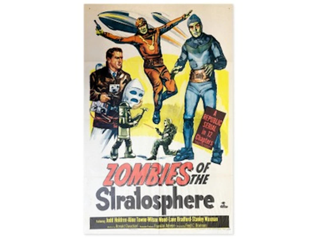 1952 Zombies of the Stratosphere One Sheet Poster