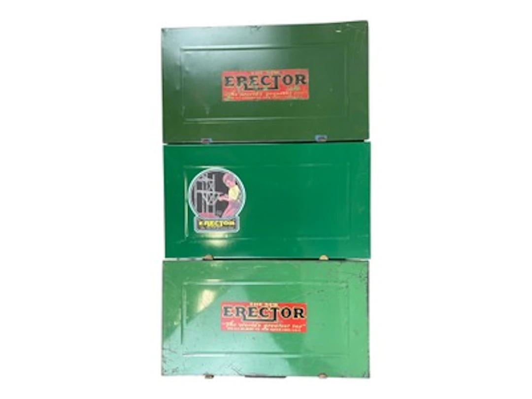 (3) 1930s A.C. Gilbert No. 6 "Sears" Erector Sets