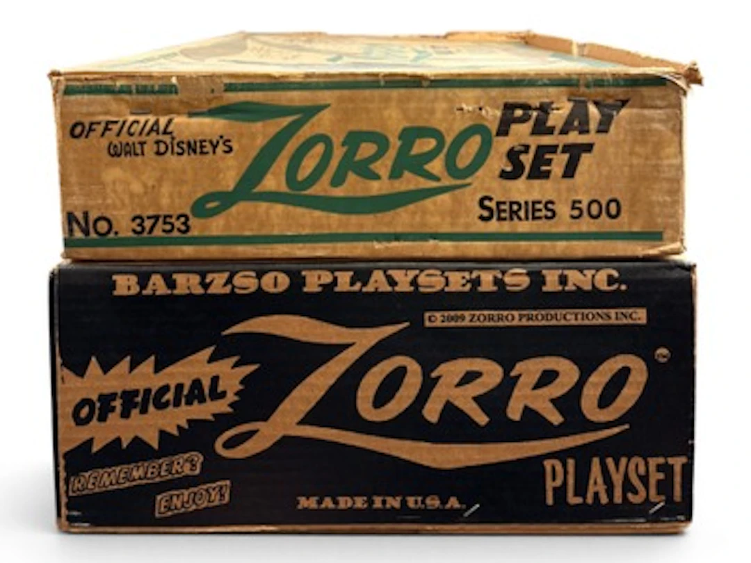 2 Marx Zorro Playsets