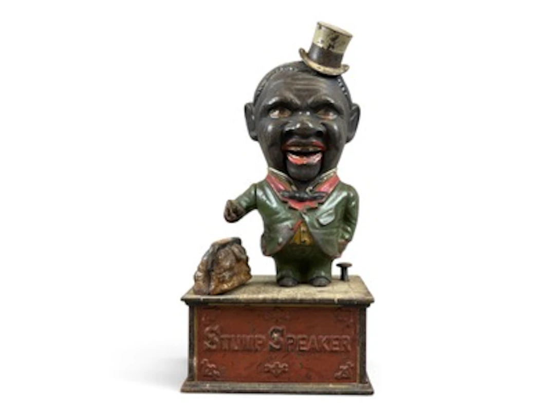 Stump Speaker Mechanical Bank
