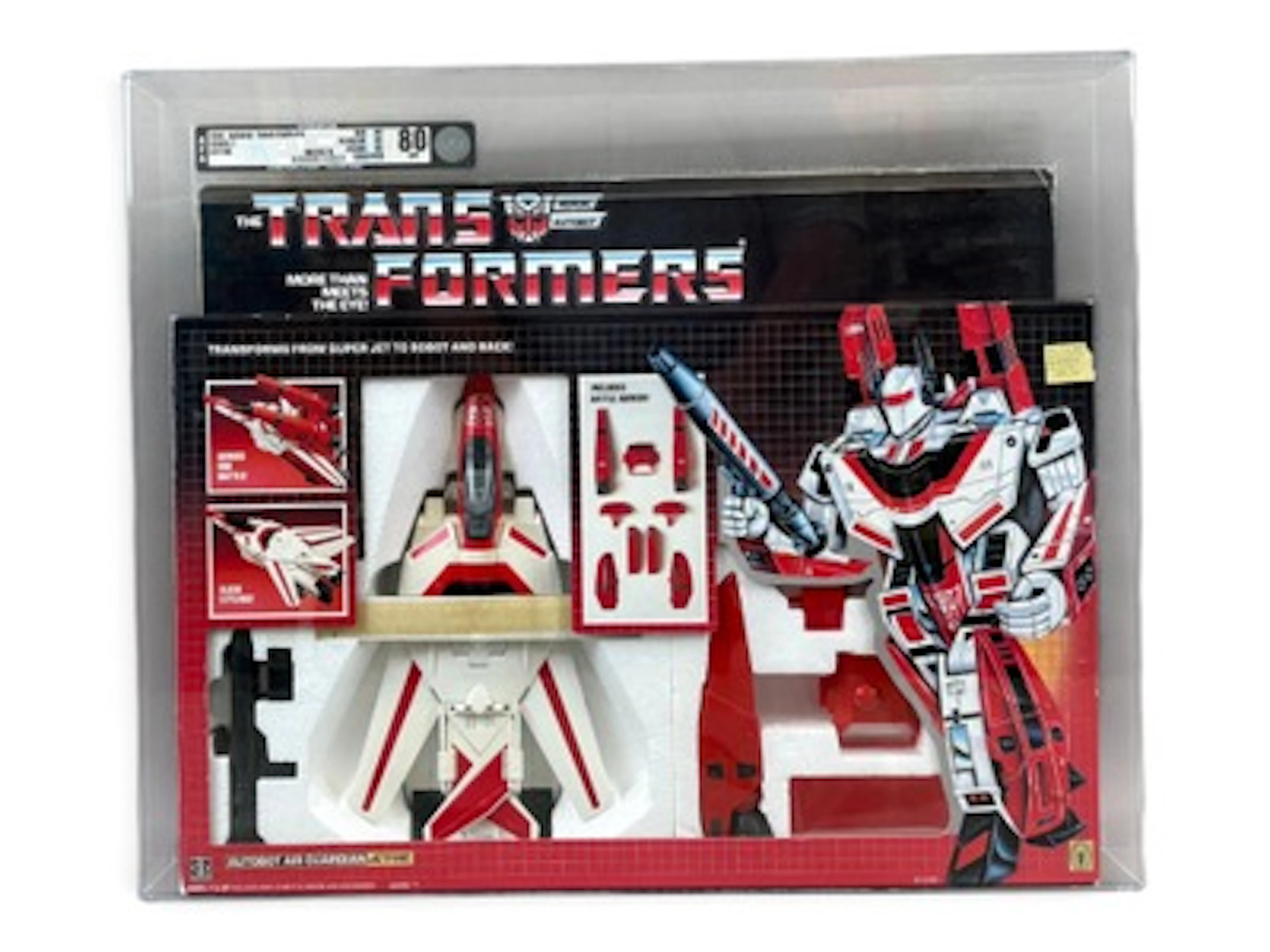 1985 Hasbro Transformers Jetfire AFA 80, Qualified