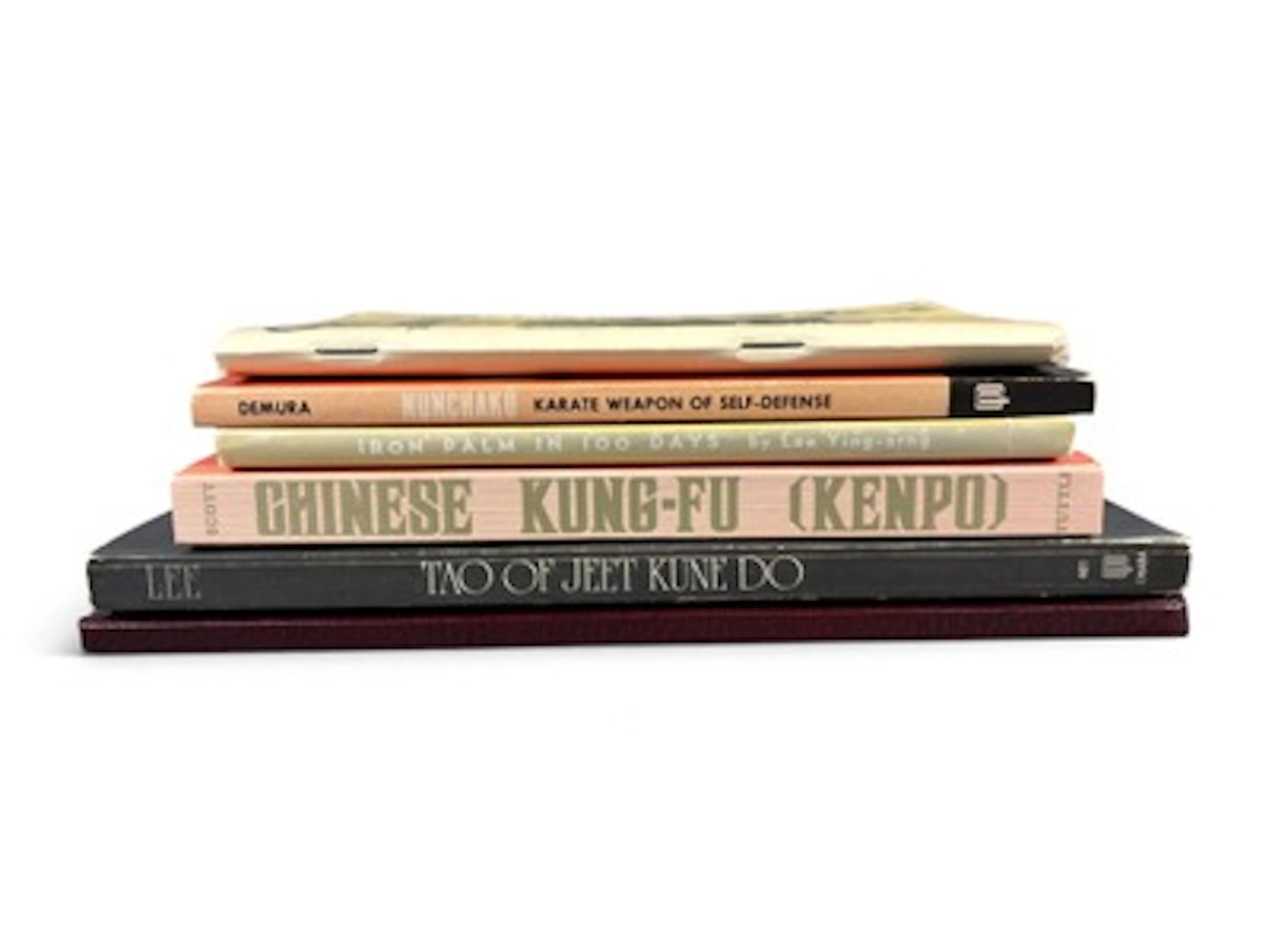 Bruce Lee & Other Martial Arts Book Lot