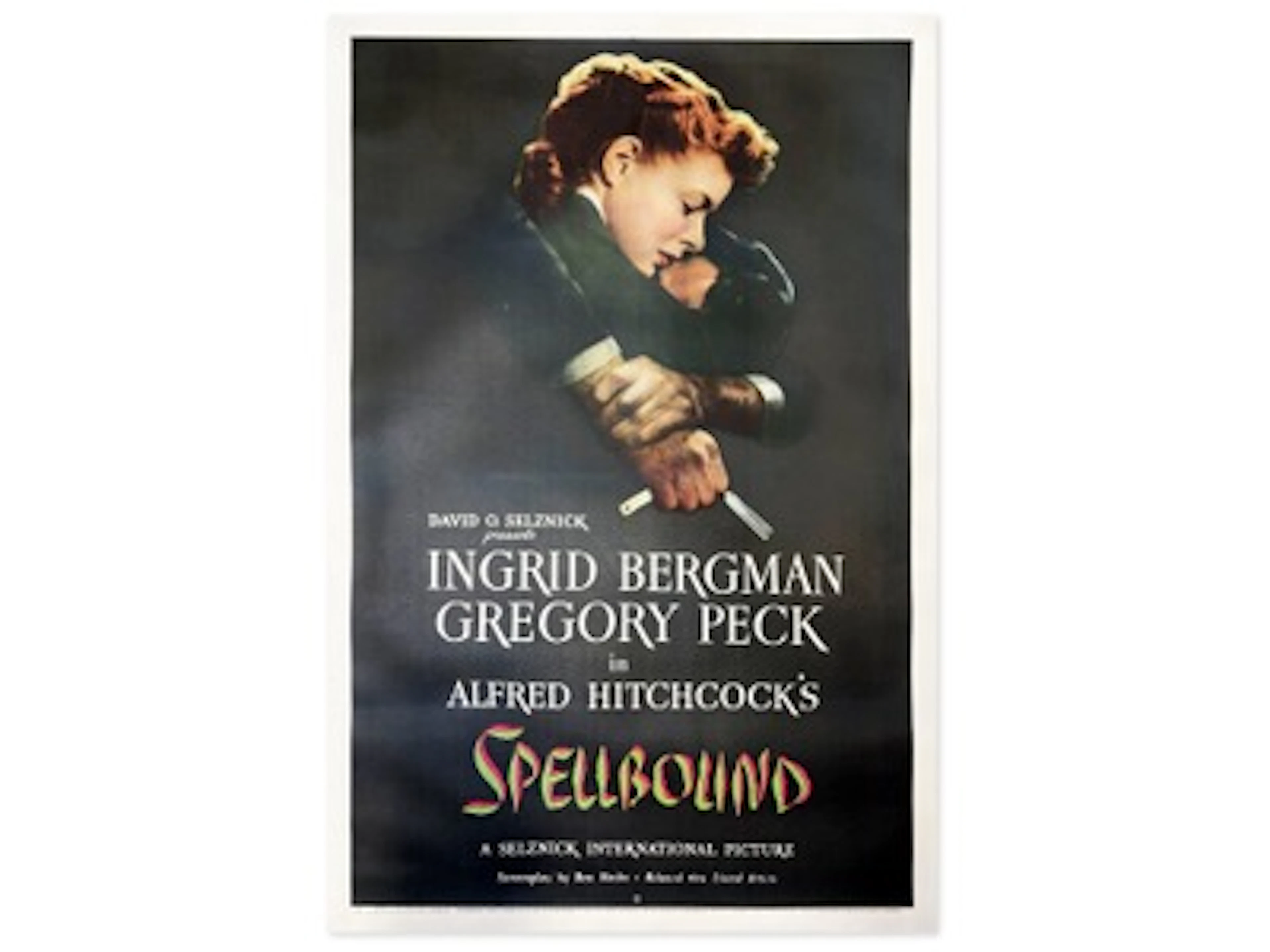 1945 Spellbound One Sheet Movie Poster