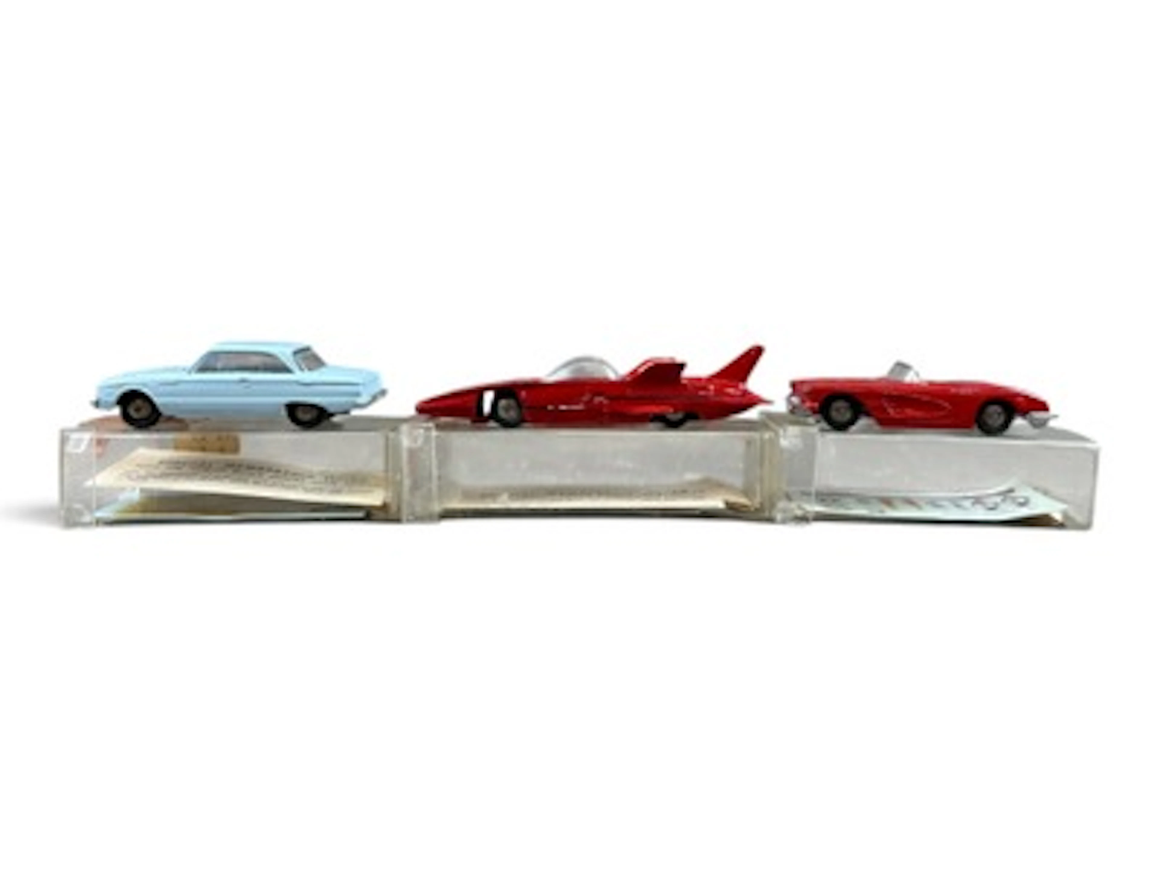 3 LN Boxed 1961 Hubley Real Toy Vehicles