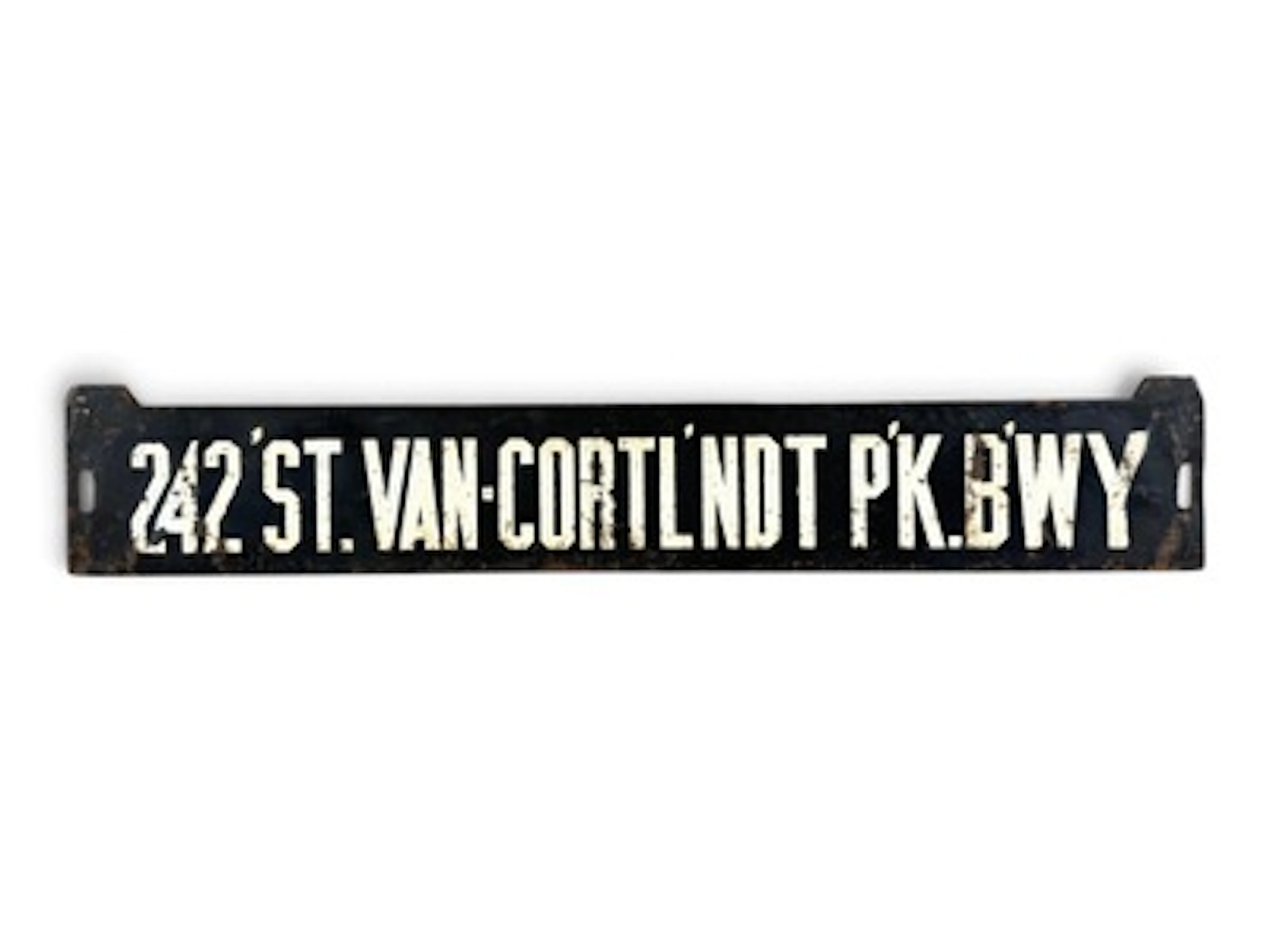 Vintage Bronx Street Sign - Van Cortlandt