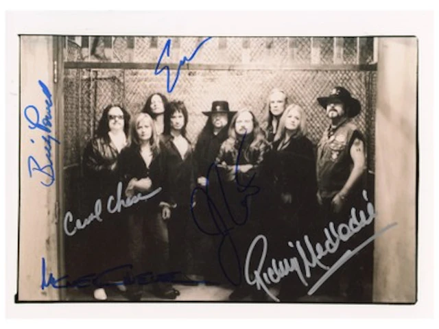 Lynyrd Skynyrd Multi-Signed Photo