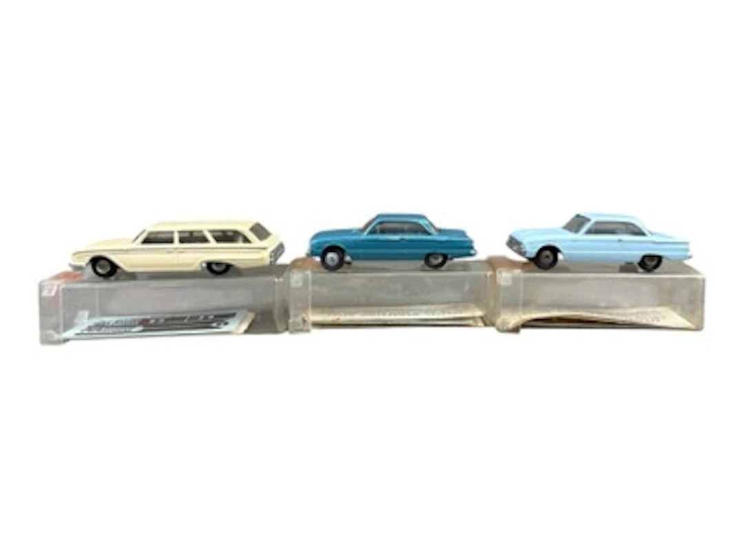 3 LN Boxed 1961 Hubley Real Toy Vehicles