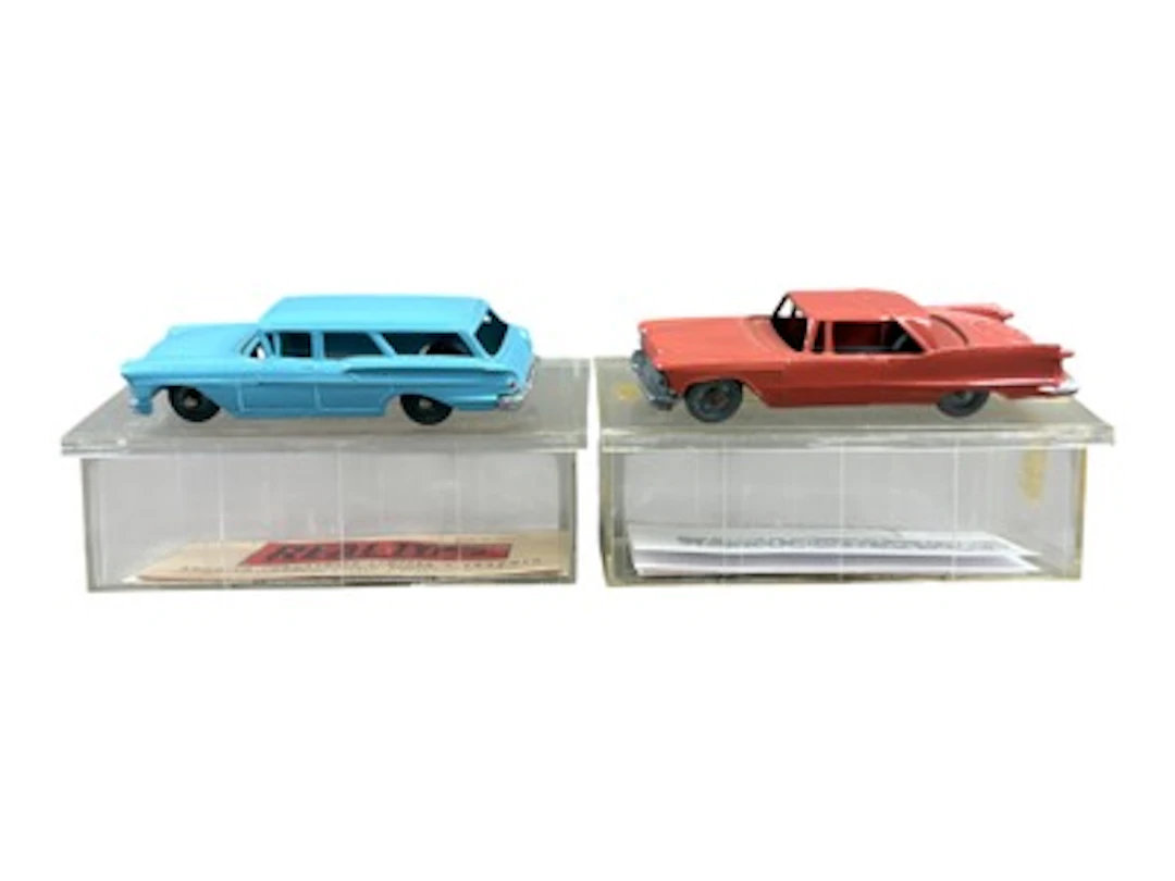 2 Scarce Boxed Hubley Real Toy Canadian Vehicles