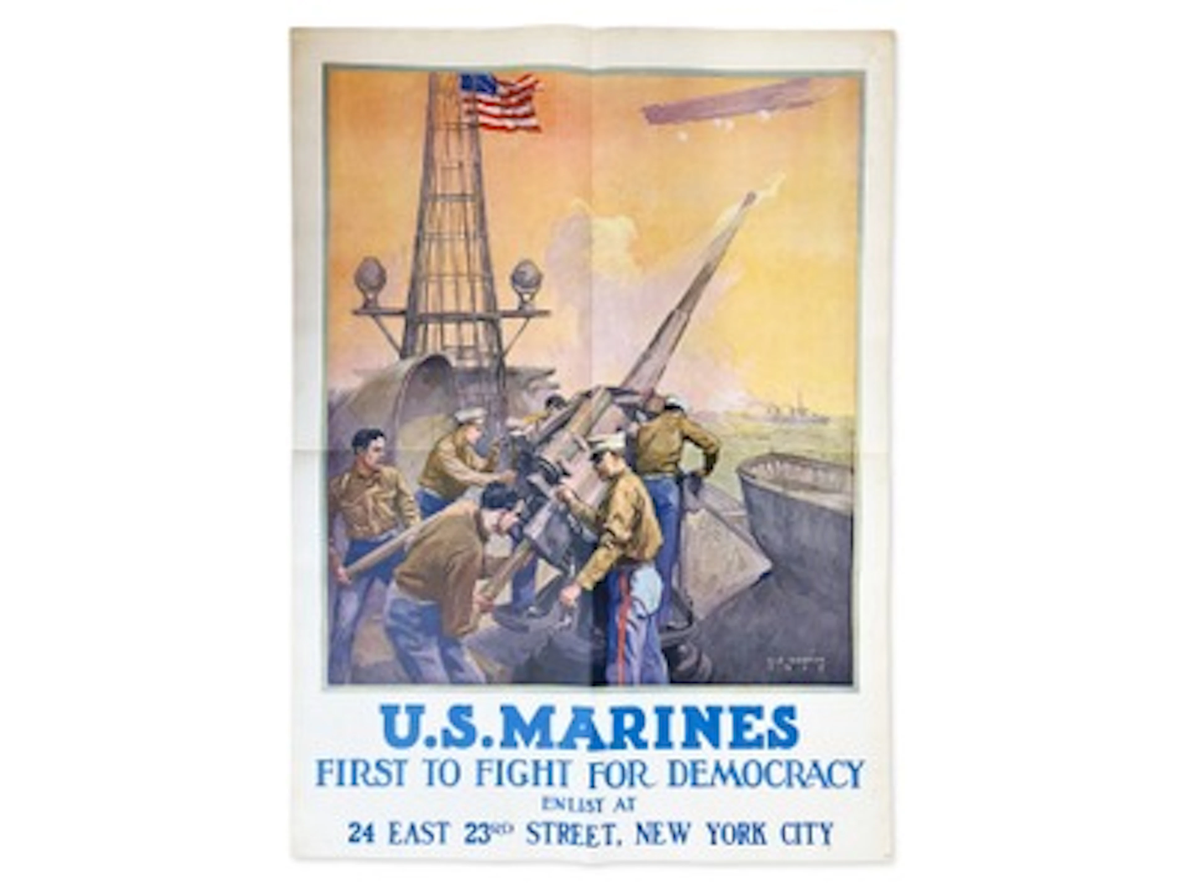 L.A. Shafer WWI U.S. Marines Poster