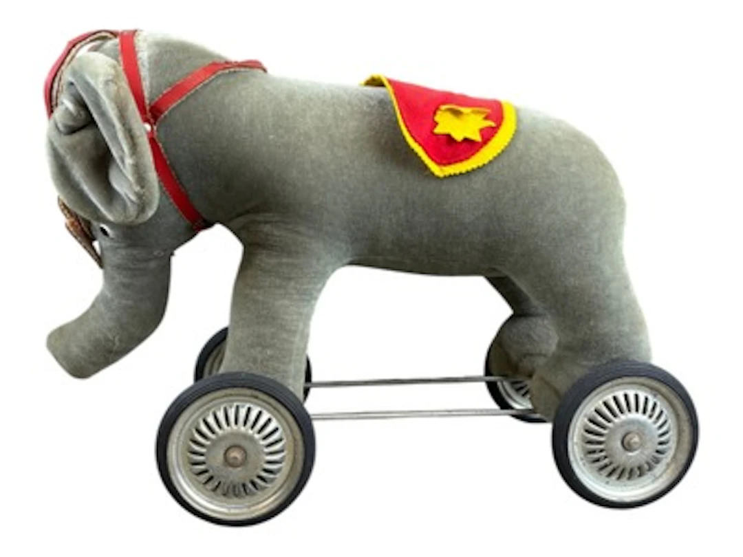Steiff Studio Circus Elephant on Wheels