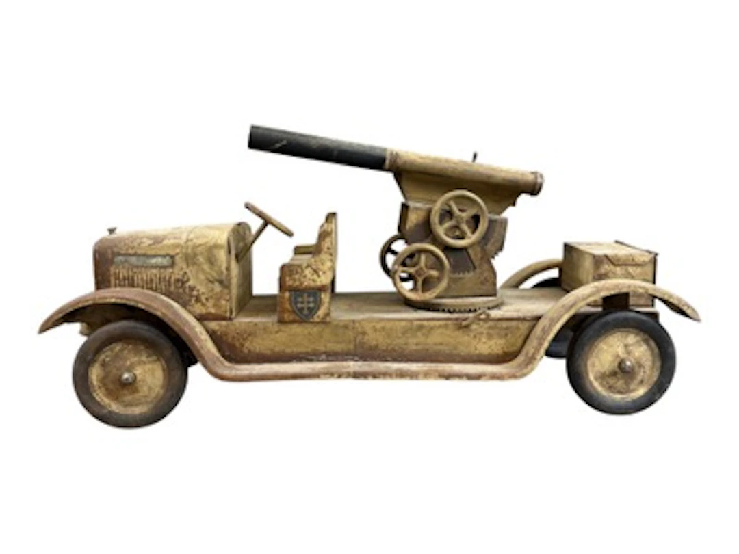 Sonny Pressed Steel Anti Aircraft Cannon Truck