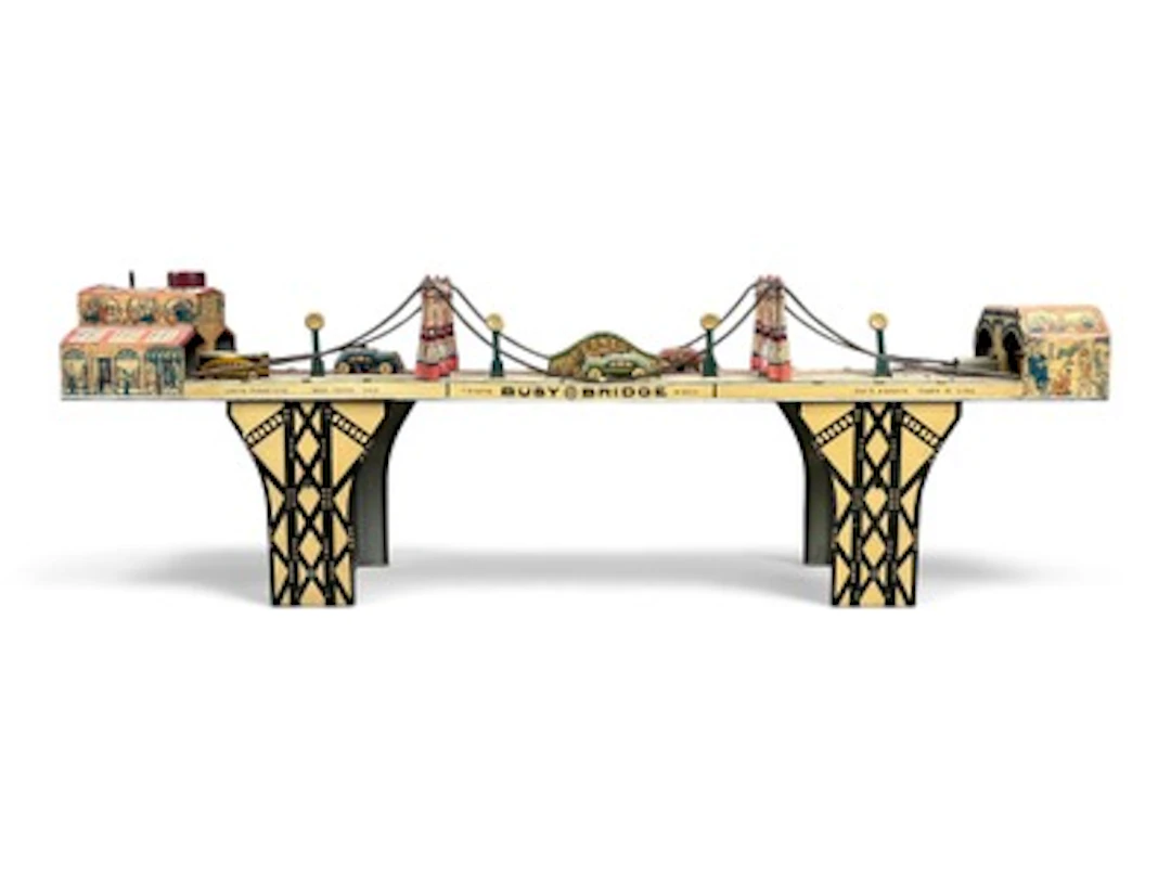 Marx Busy Bridge Wind-Up Toy