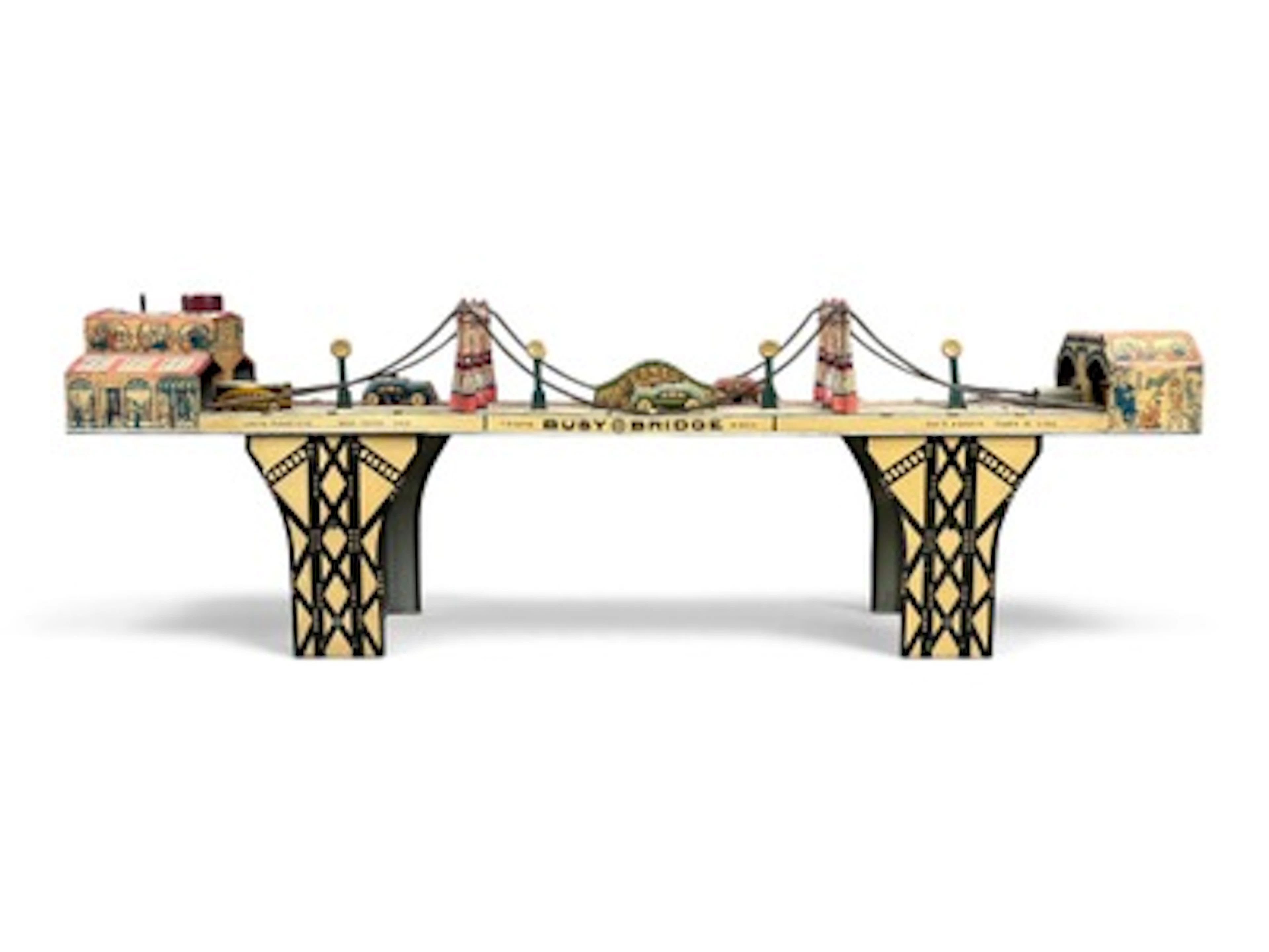 Marx Busy Bridge Wind-Up Toy
