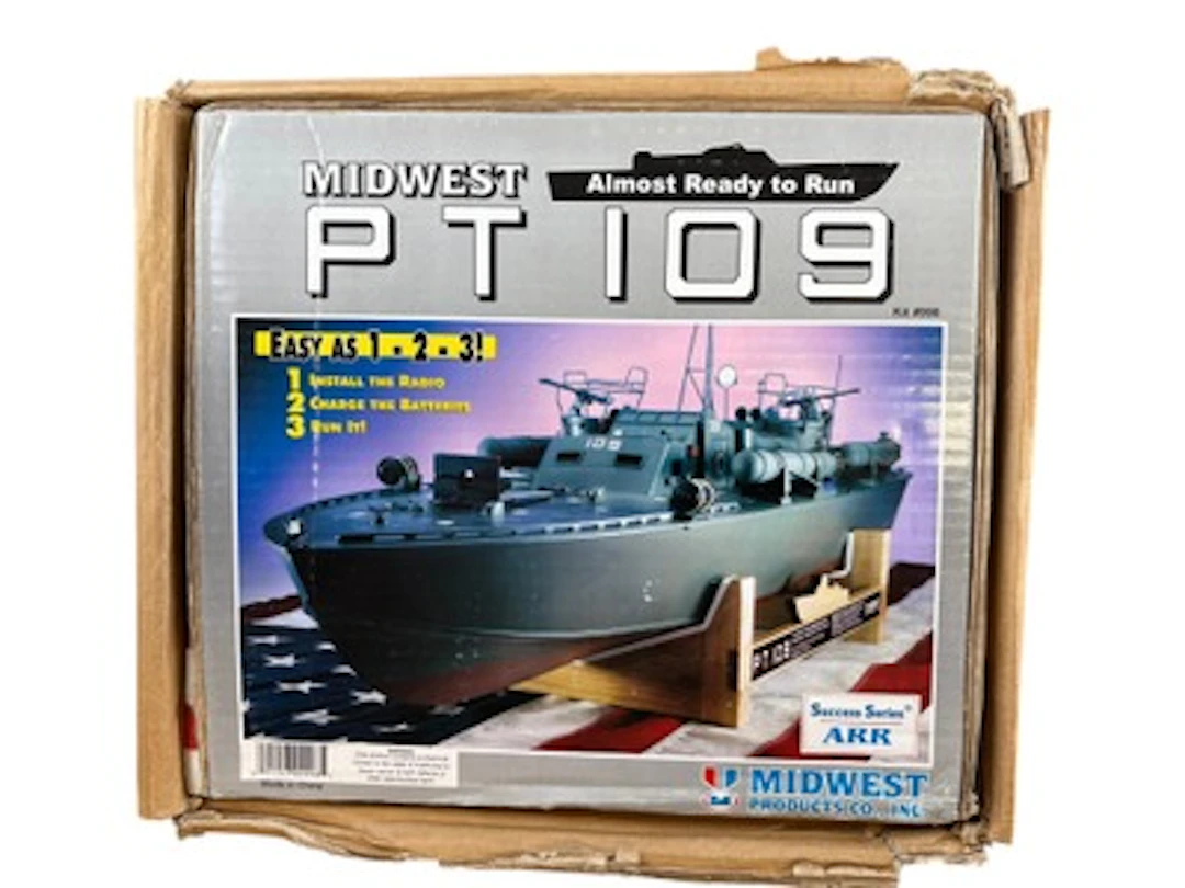 Large Midwest R/C PT 109 Motorized Boat 998