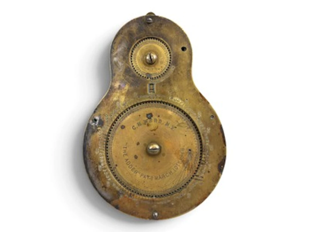 1868 C.H. Webb "The Adder" Calculator