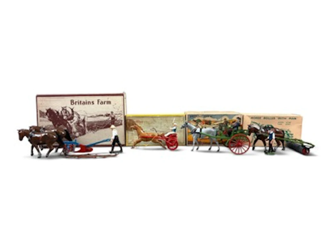 (4) Boxed Britains Farm & Horse Sets