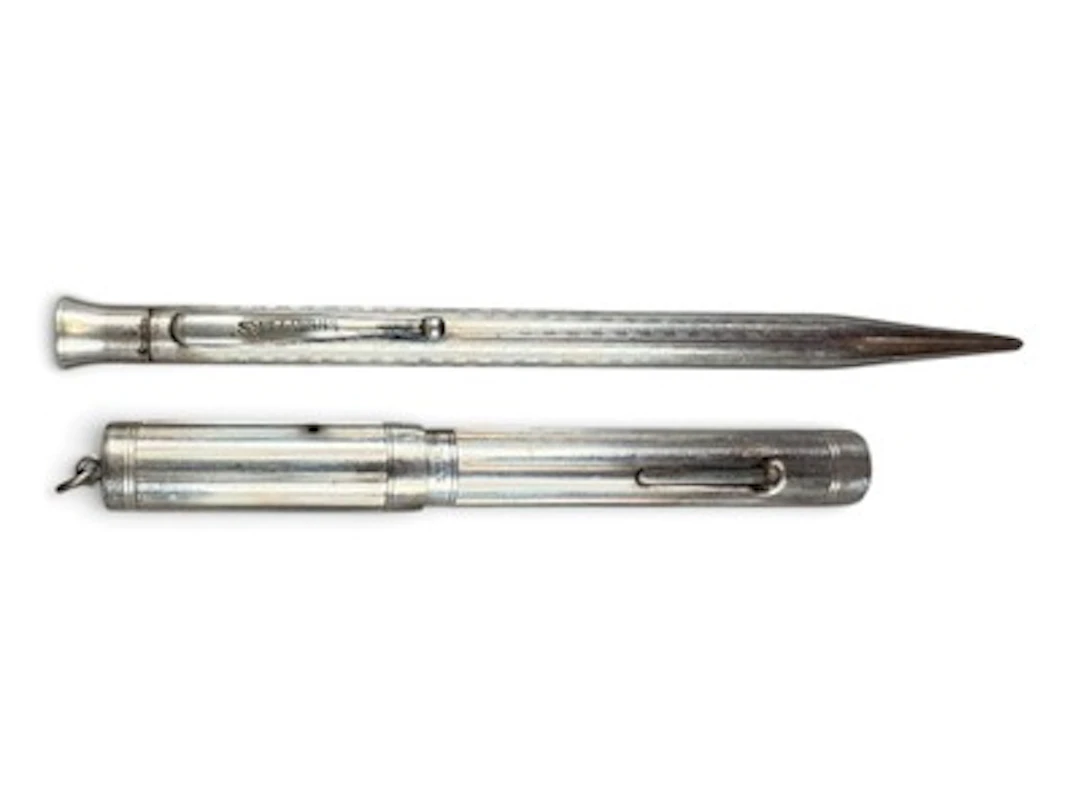 Sheaffer Silver Fountain Pen & Pencil