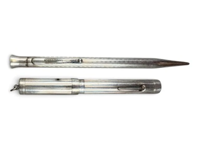Sheaffer Silver Fountain Pen & Pencil