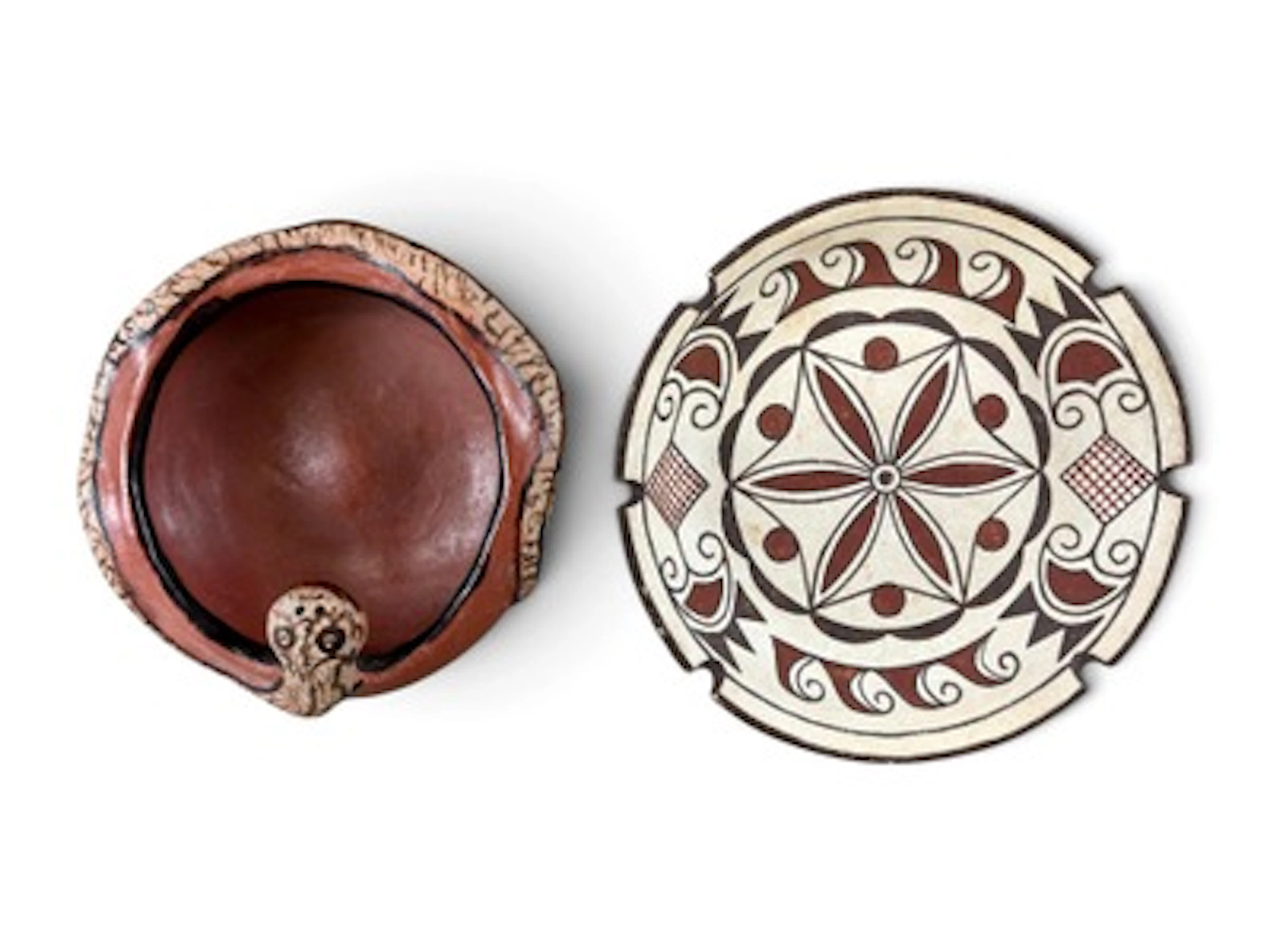 Two Native American Pottery Pieces