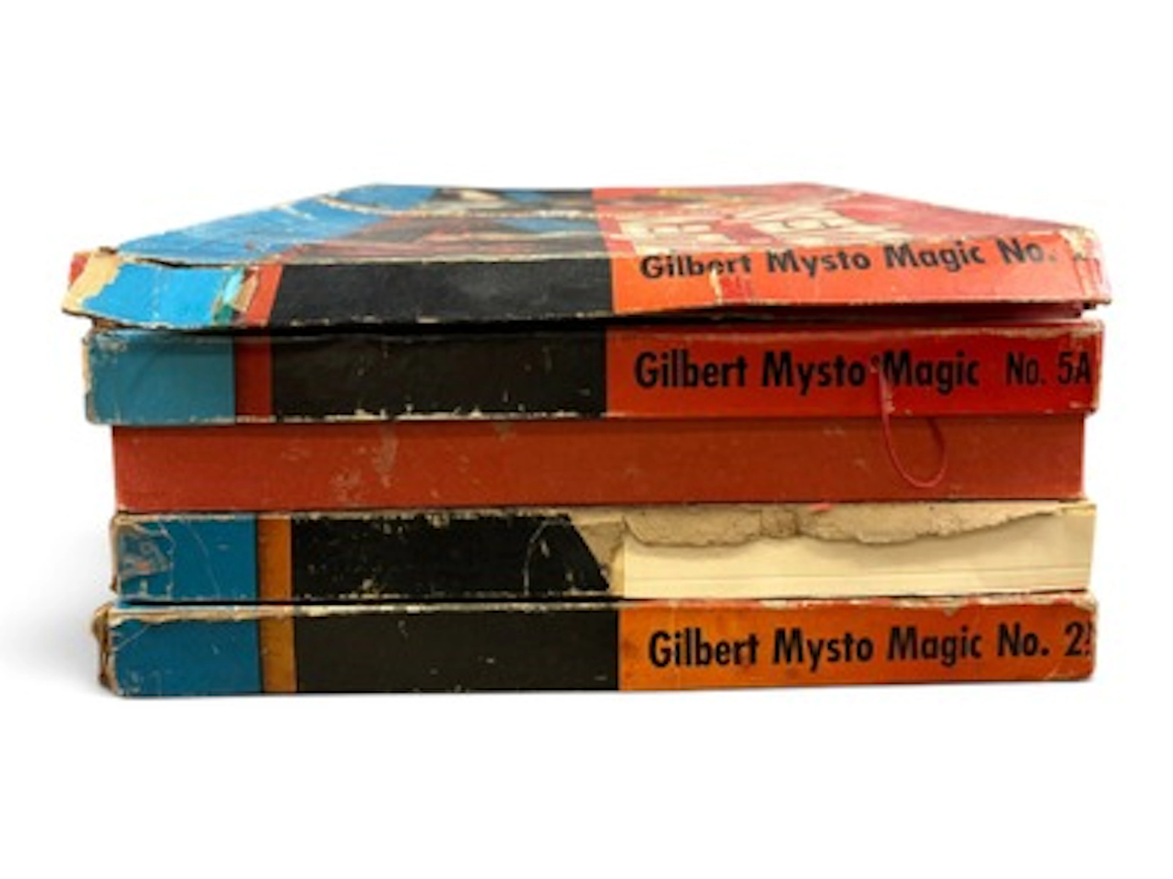 (4) Boxed A.C. Gilbert Mysto Magic Sets