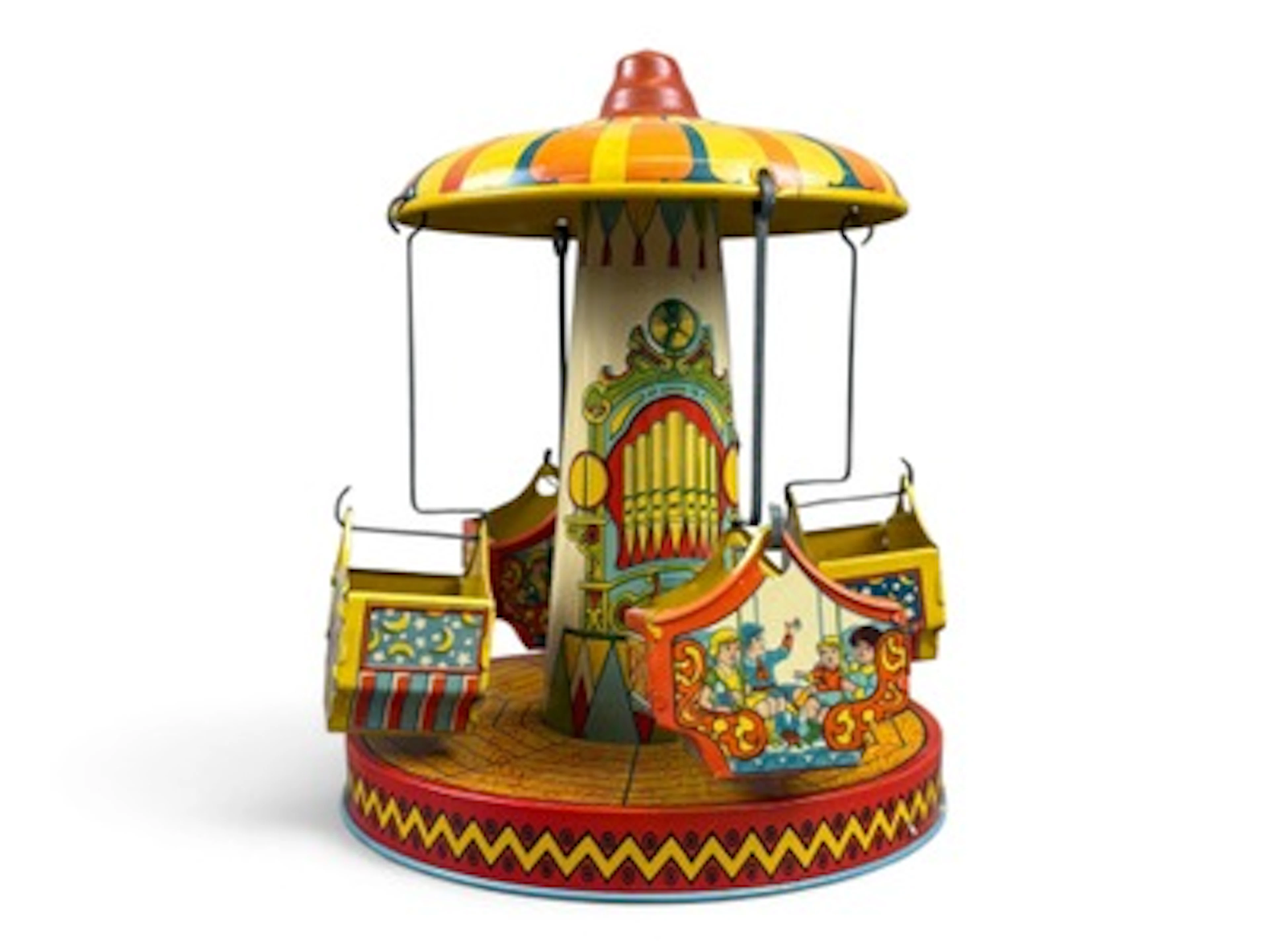 Chein Musical Carousel Wind-Up