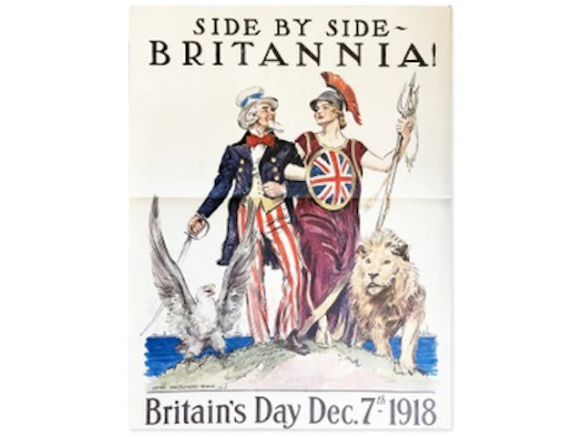 James Montgomery Flagg Britain's Day Poster