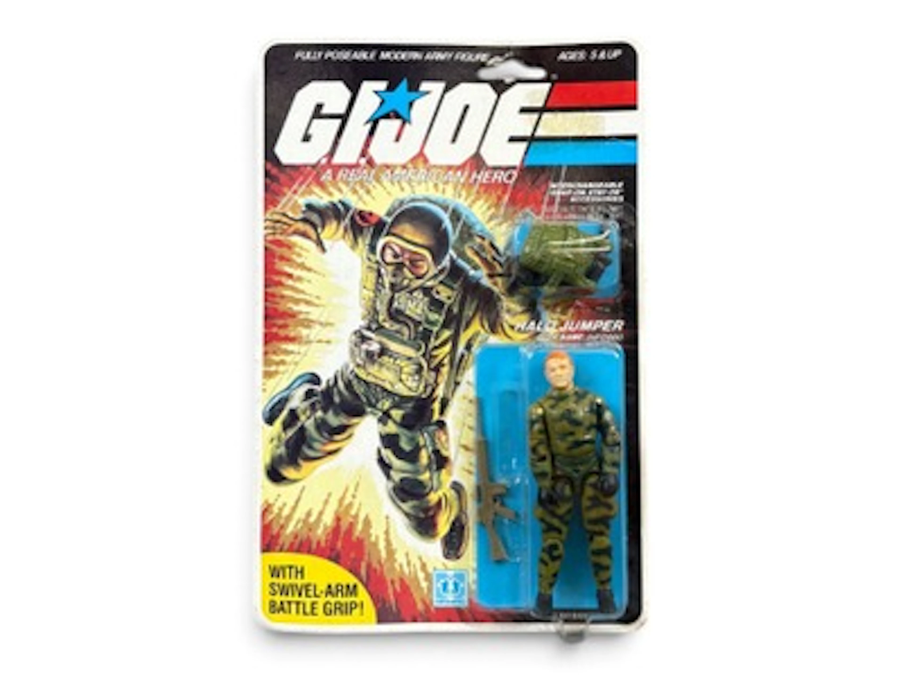 1984 MOC GI Joe Ripcord Jumper Figure, 32 Back