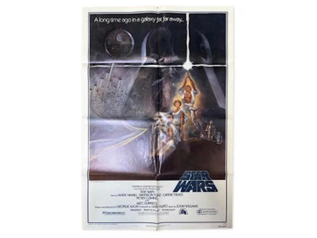 1977 Star Wars One Sheet, Style A, Fourth Printing