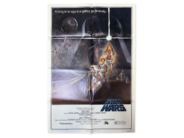1977 Star Wars One Sheet, Style A, Fourth Printing